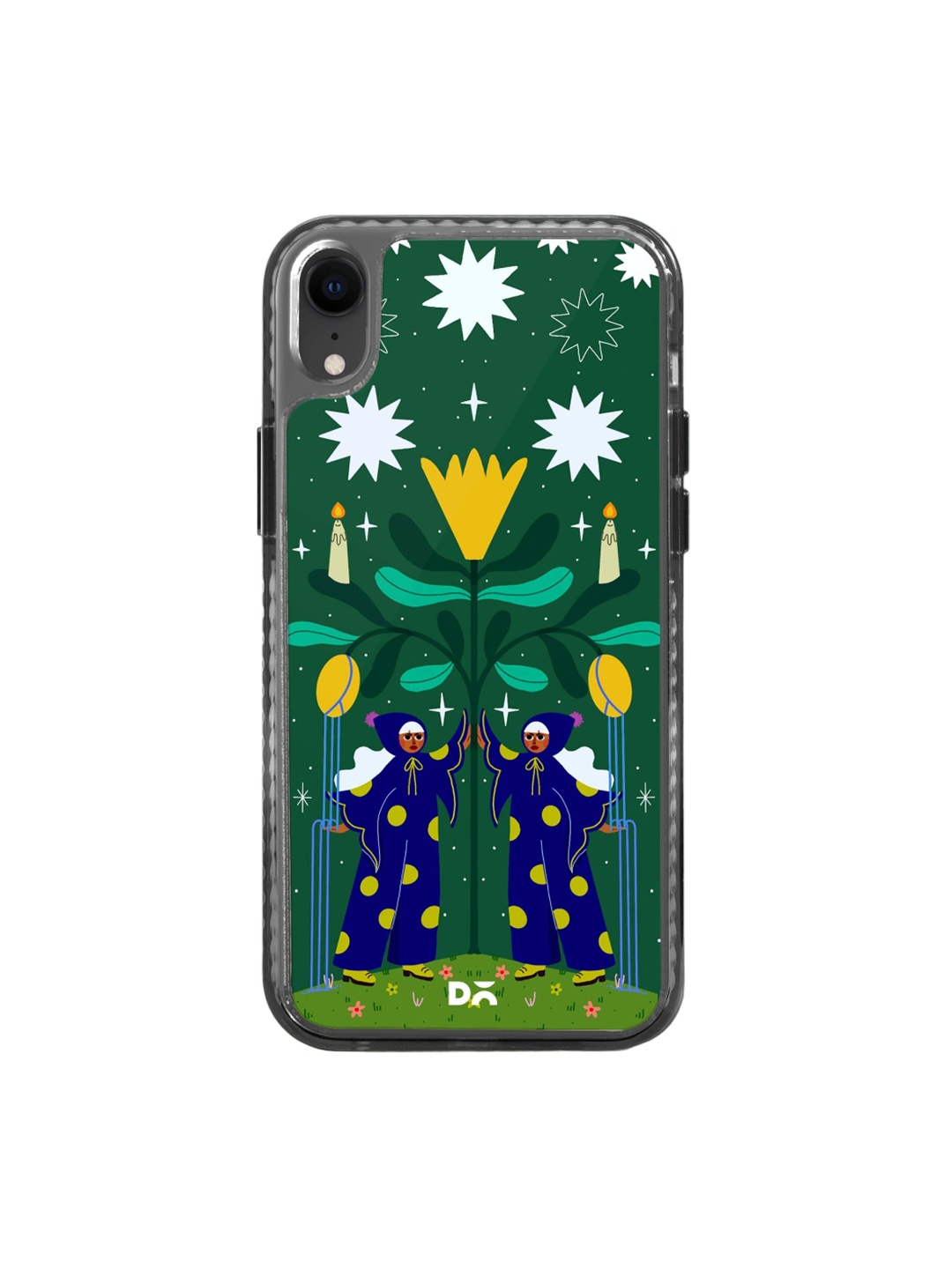 

DailyObjects Printed iPhone X Phone Back Case, Green