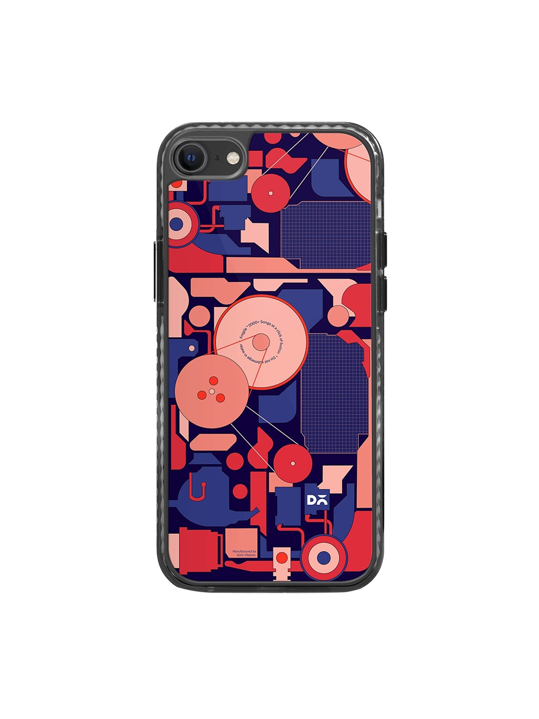 

DailyObjects Printed iPhone 7 Mobile Case Cover, Blue