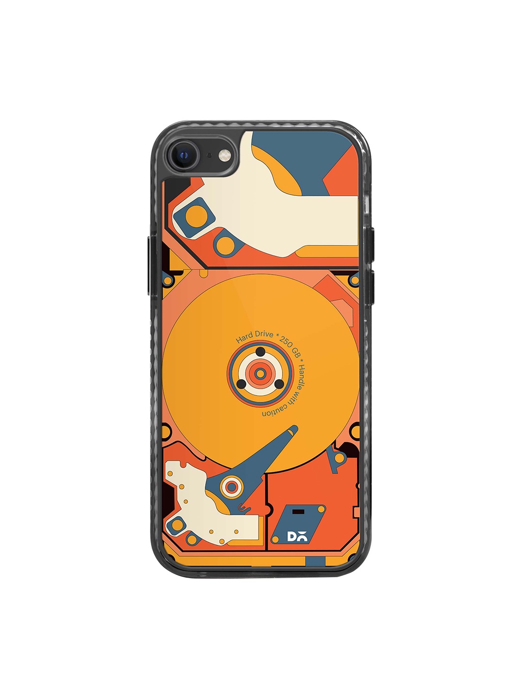 

DailyObjects ScanDisk Stride 2.0 Printed iPhone 8 Mobile Back Case Cover, Orange