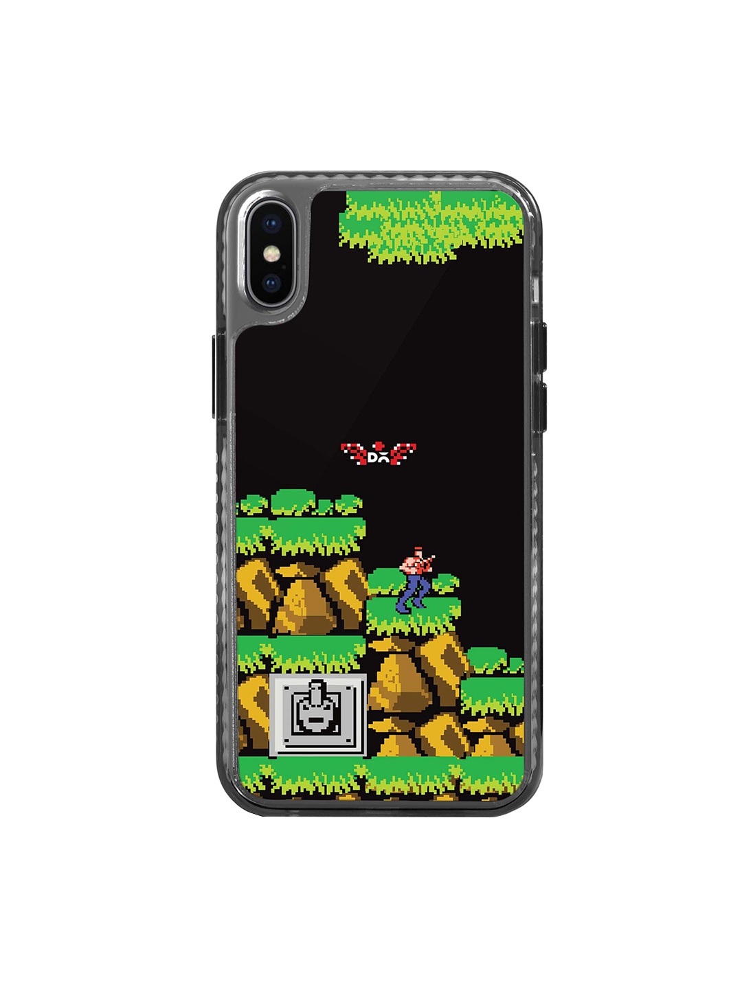 

DailyObjects Battle Stride 2.0 Printed iPhone XS Max Case Cover, Black