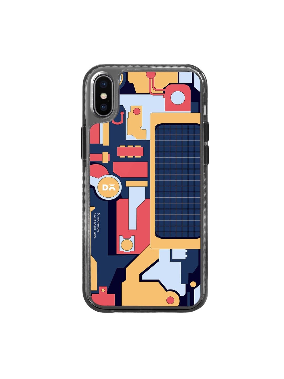 

DailyObjects Graphic Printed Impact Resistant iPhone Xs Max Phone Back Cover, Yellow