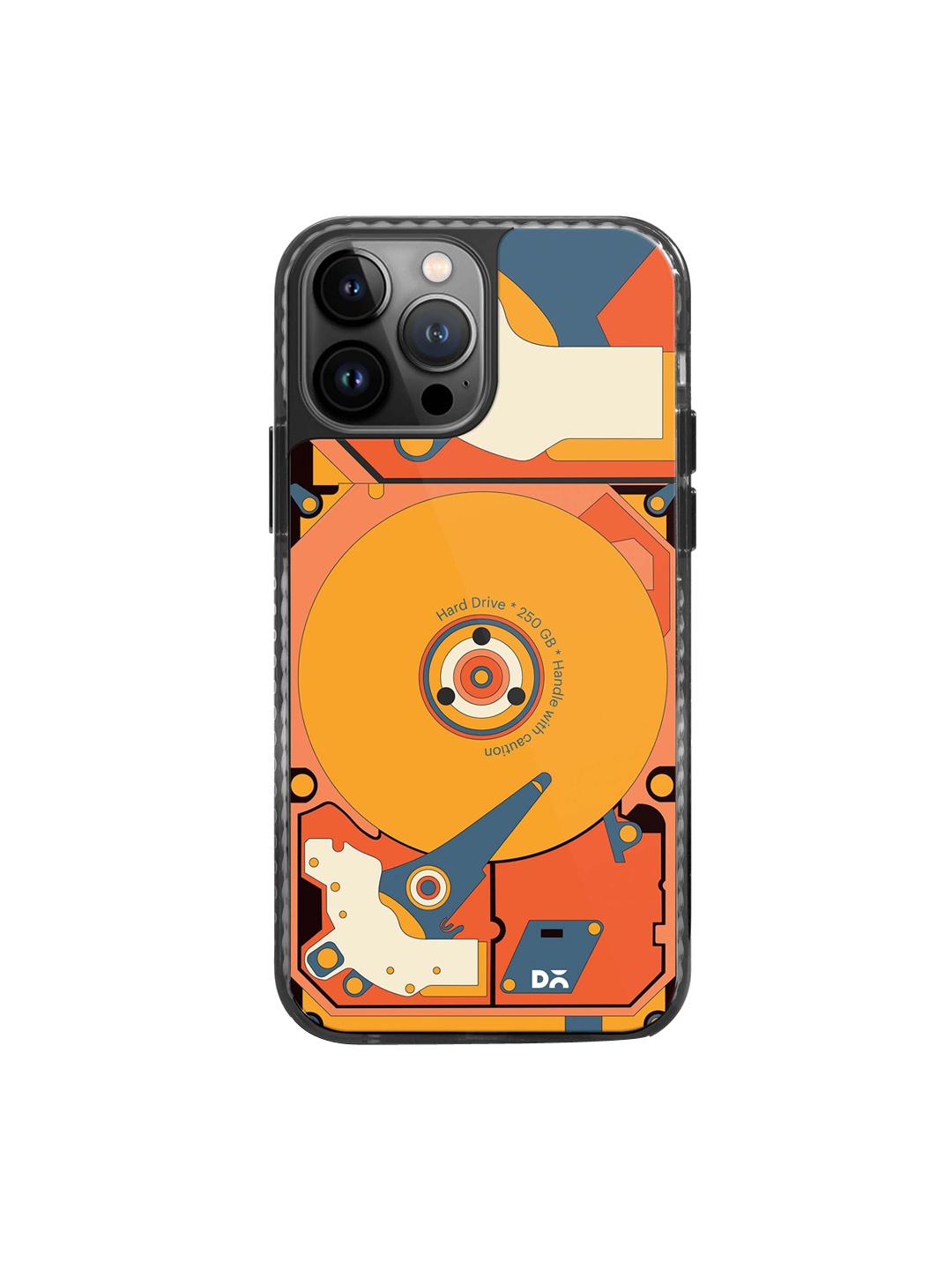 

DailyObjects Printed Apple iPhone 15 Pro Mobile Cover, Orange