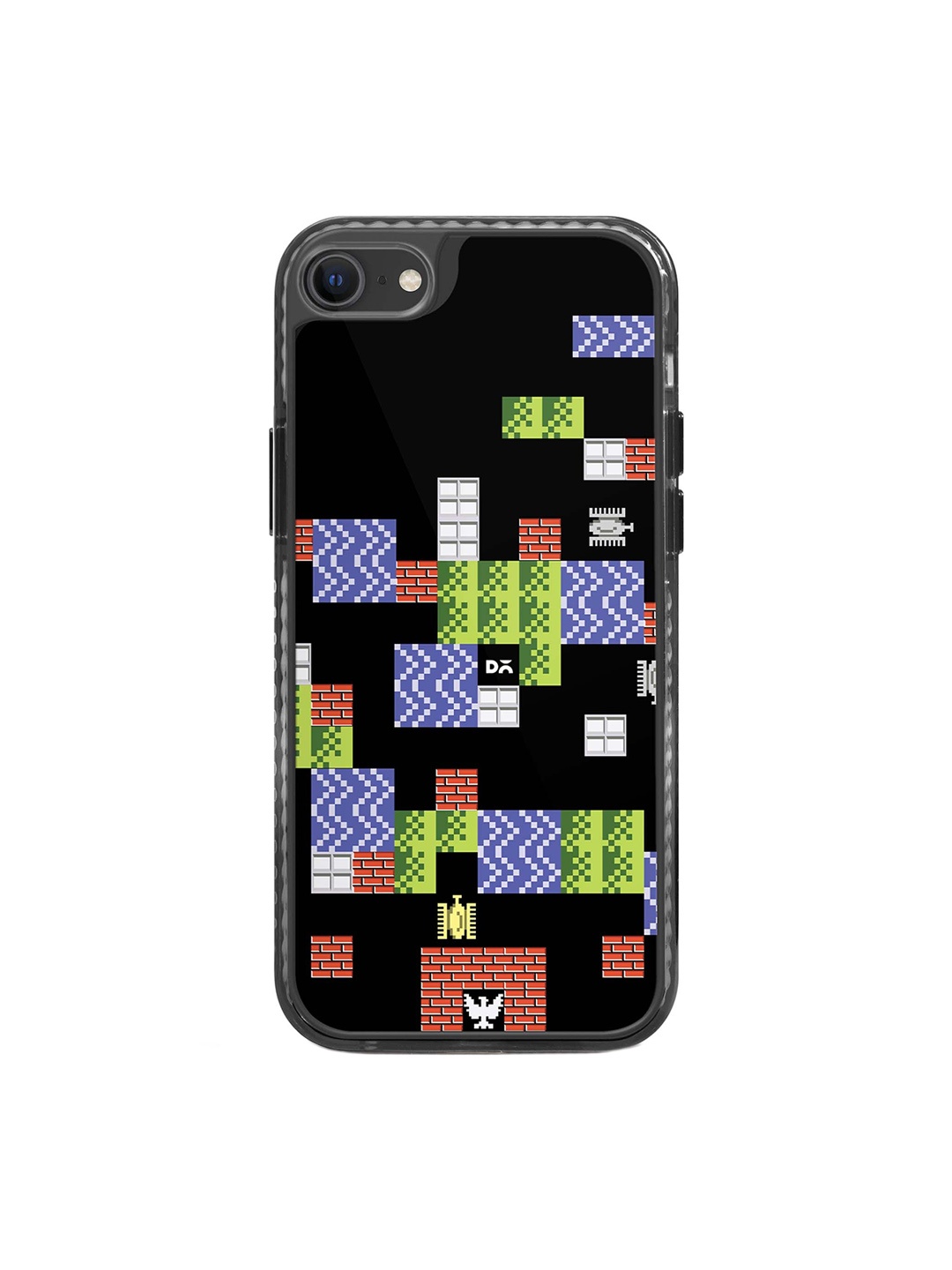 

DailyObjects Printed iPhone 7 Mobile Case Cover, Black