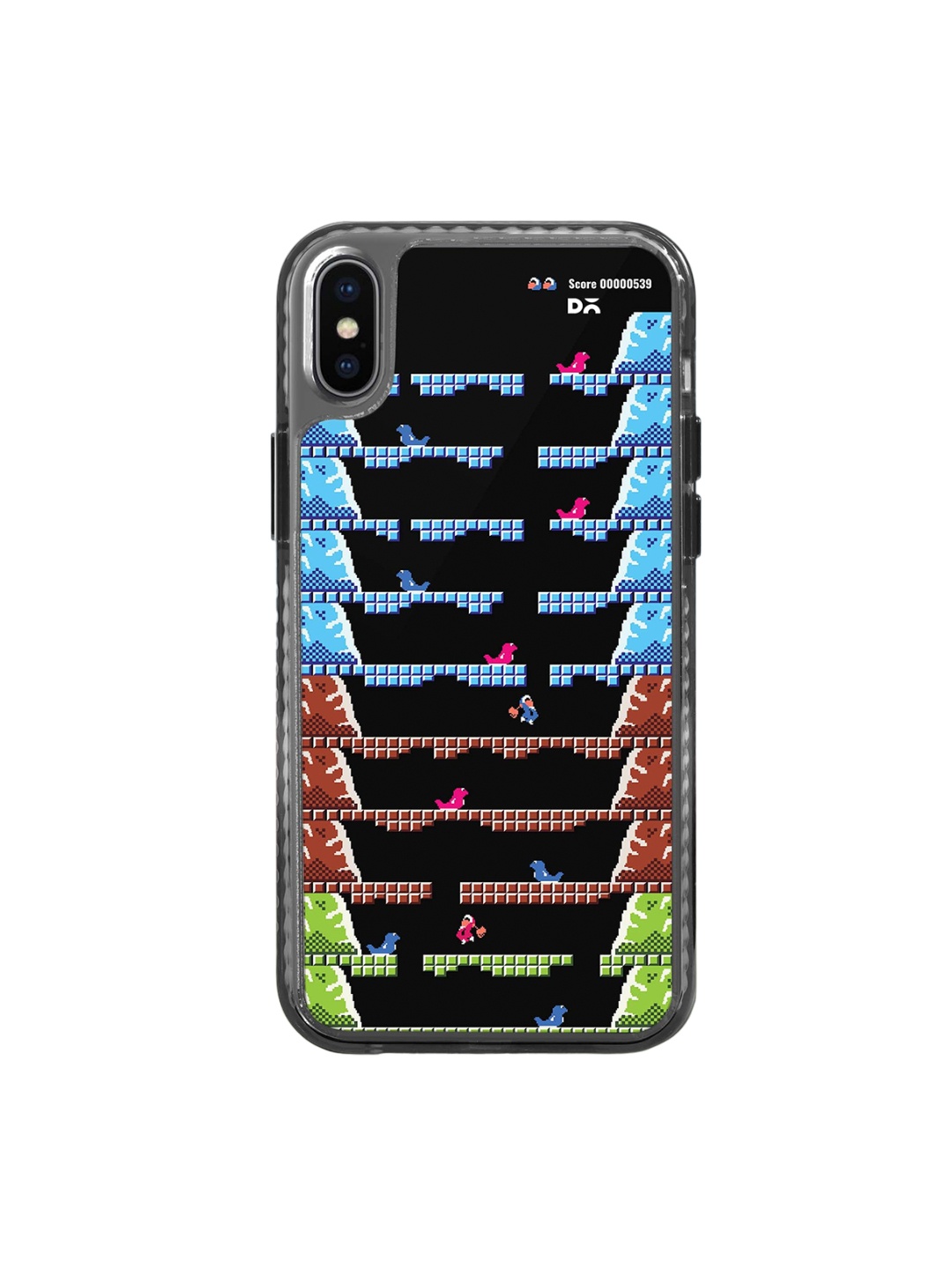 

DailyObjects Printed Apple iPhone Xs Max Mobile Cover, Black