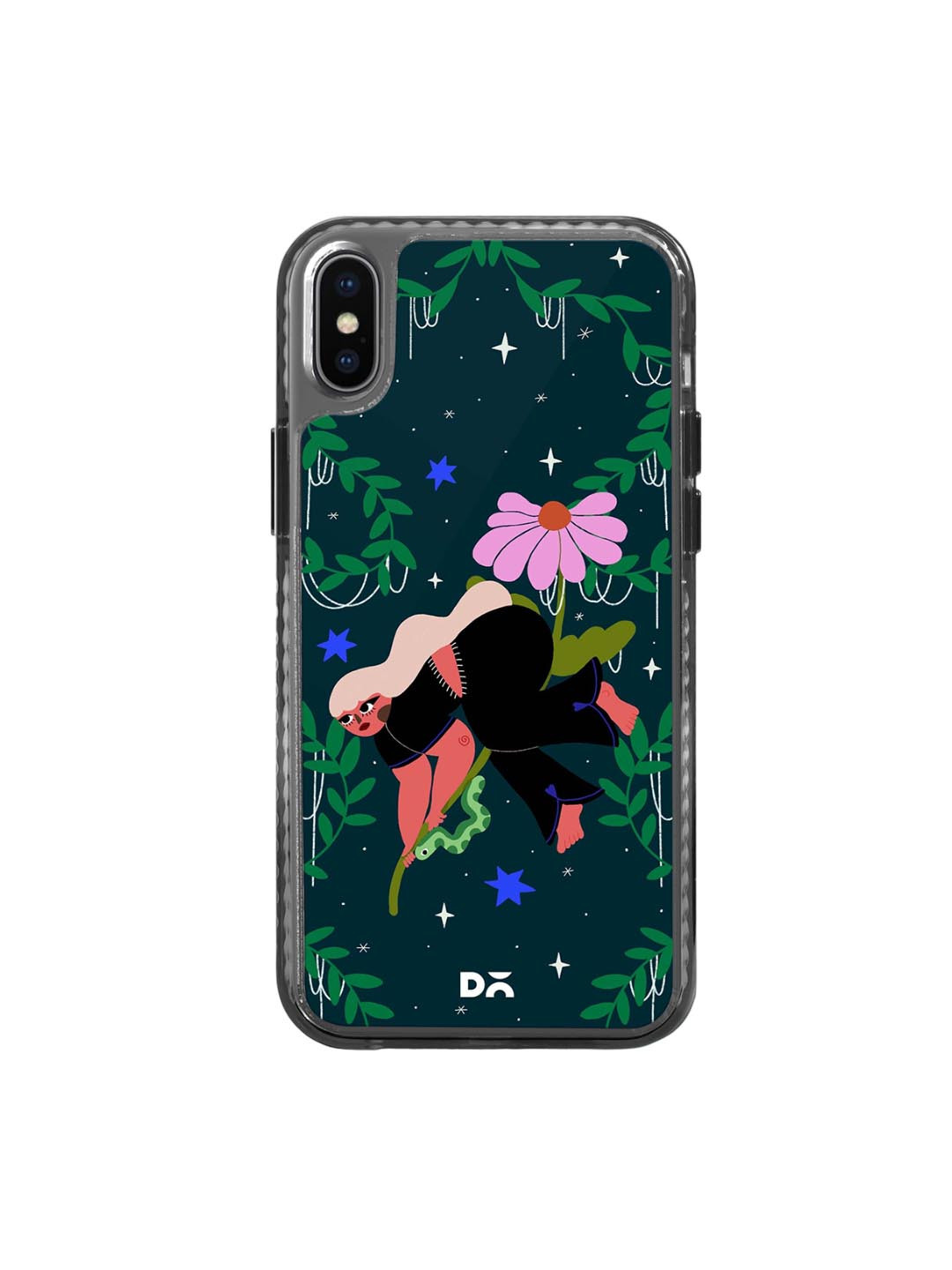 

DailyObjects Printed iPhone Xs Max Back Case Cover, Green