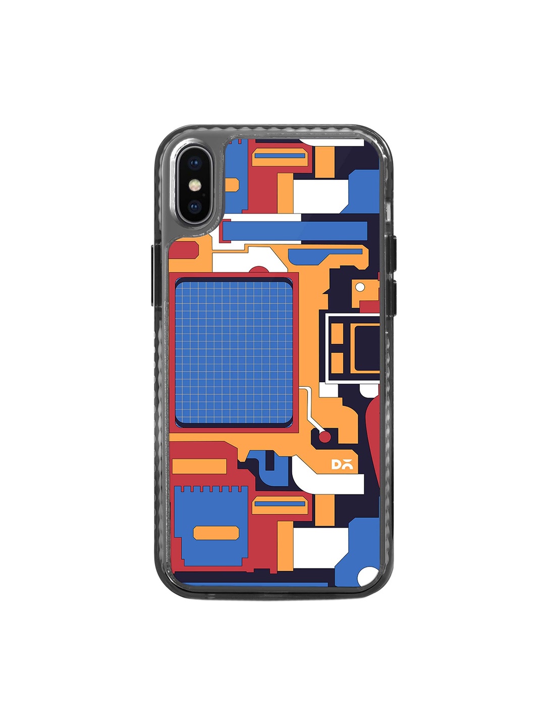

DailyObjects Quirky Printed Impact Resistant iPhone Xs Max Mobile Case Cover, Blue