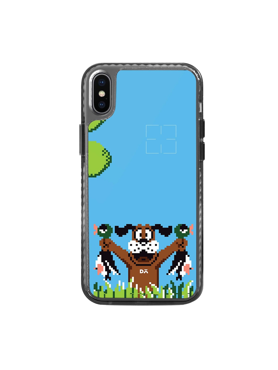 

DailyObjects Quirky Printed iPhone Xs Max Back Case, Blue