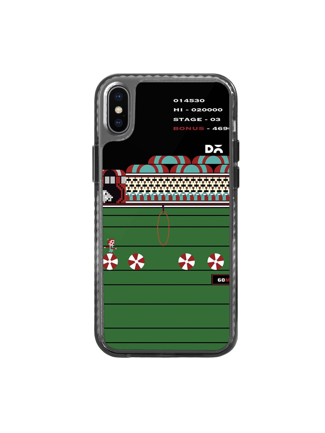 

DailyObjects Quirky Printed iPhone Xs Max Back Case, Green