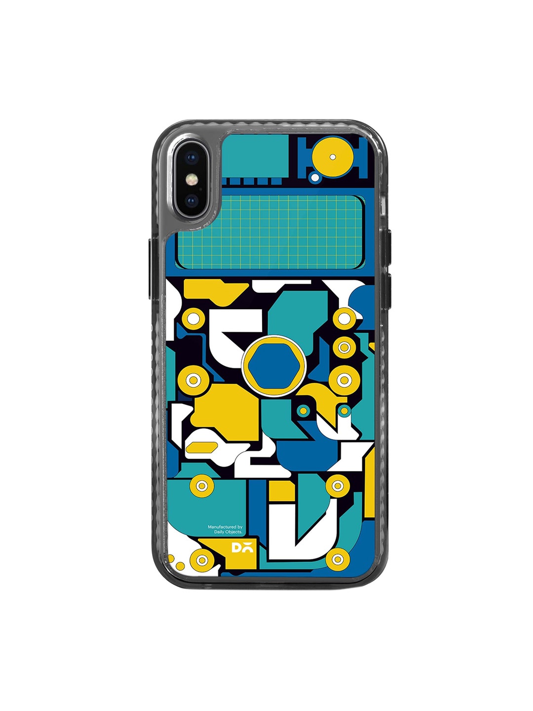 

DailyObjects Quirky Printed Impact Resistant iPhone Xs Max Phone Back Cover, Teal