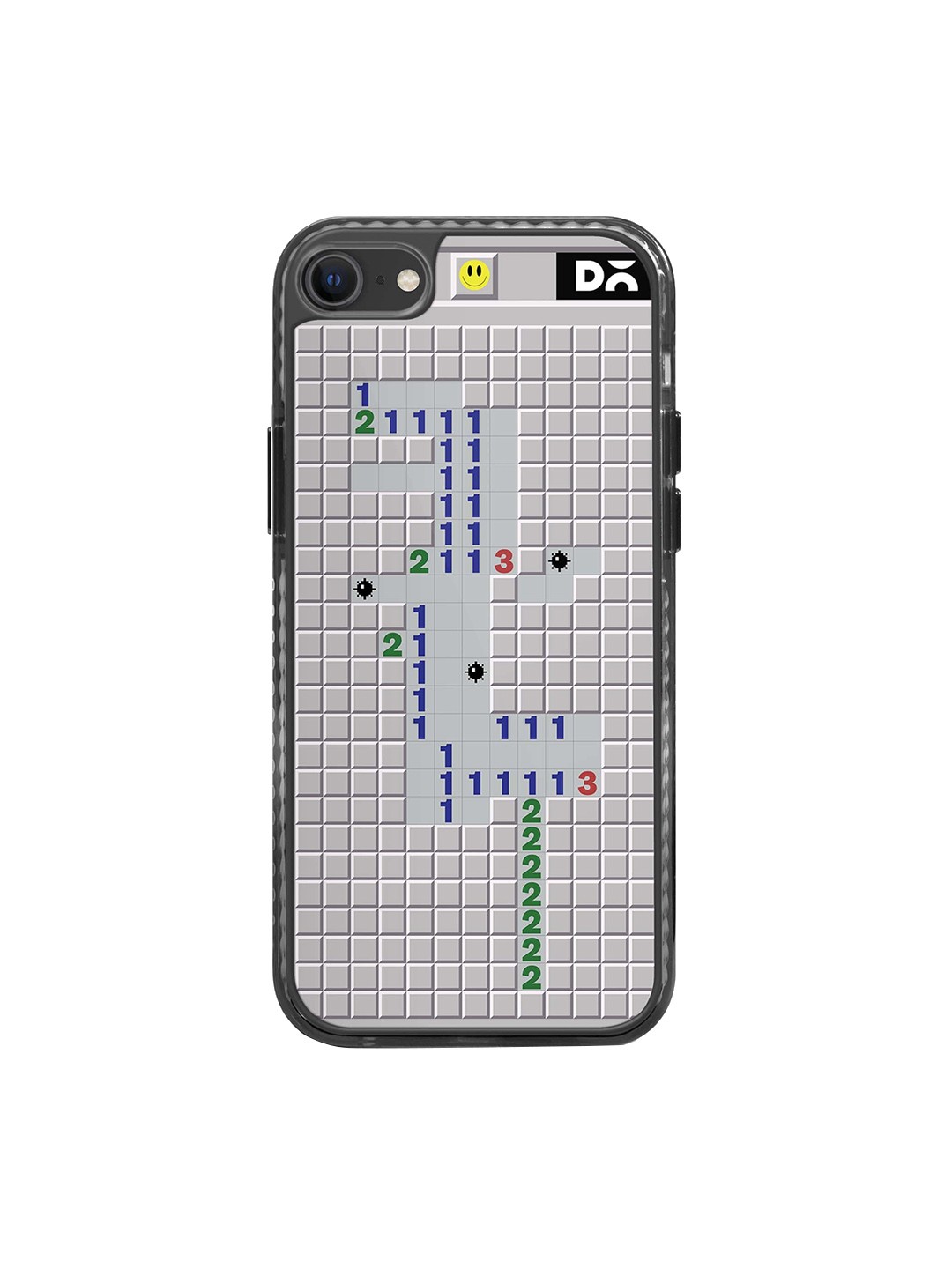 

DailyObjects Abstract Printed iApple Phone 8 Case Cover, Grey