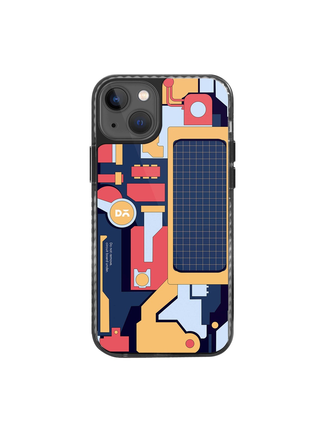 

DailyObjects Quirky Printed iPhone 15 Plus Phone Back Case, Black