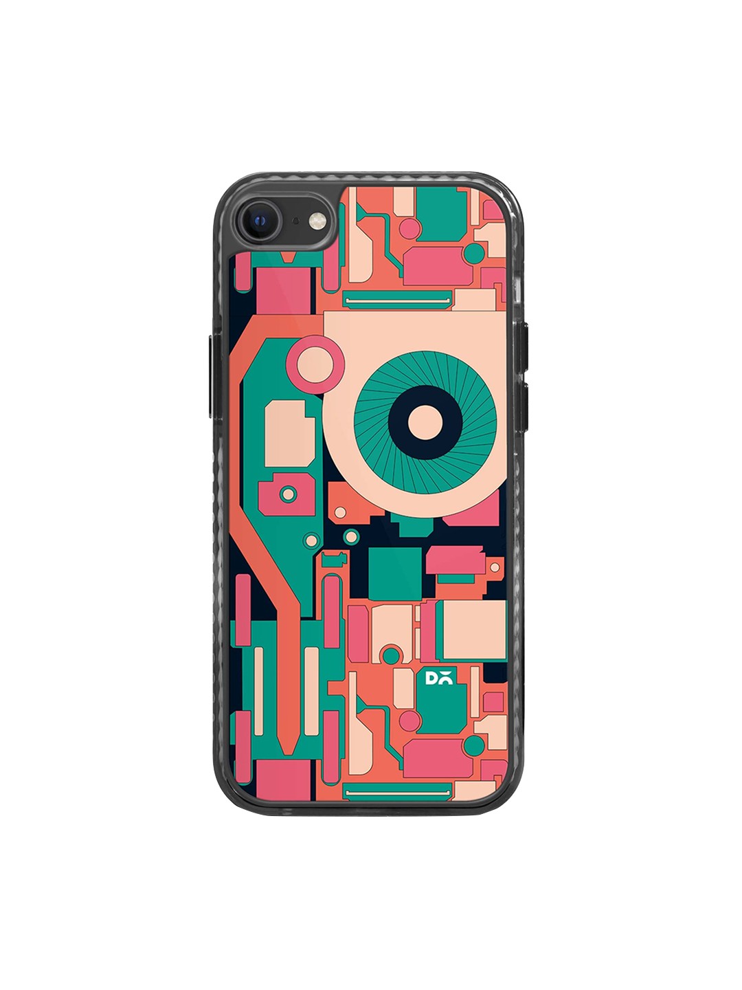 

DailyObjects Printed Impact Resistant iPhone 7 Back Case, Pink