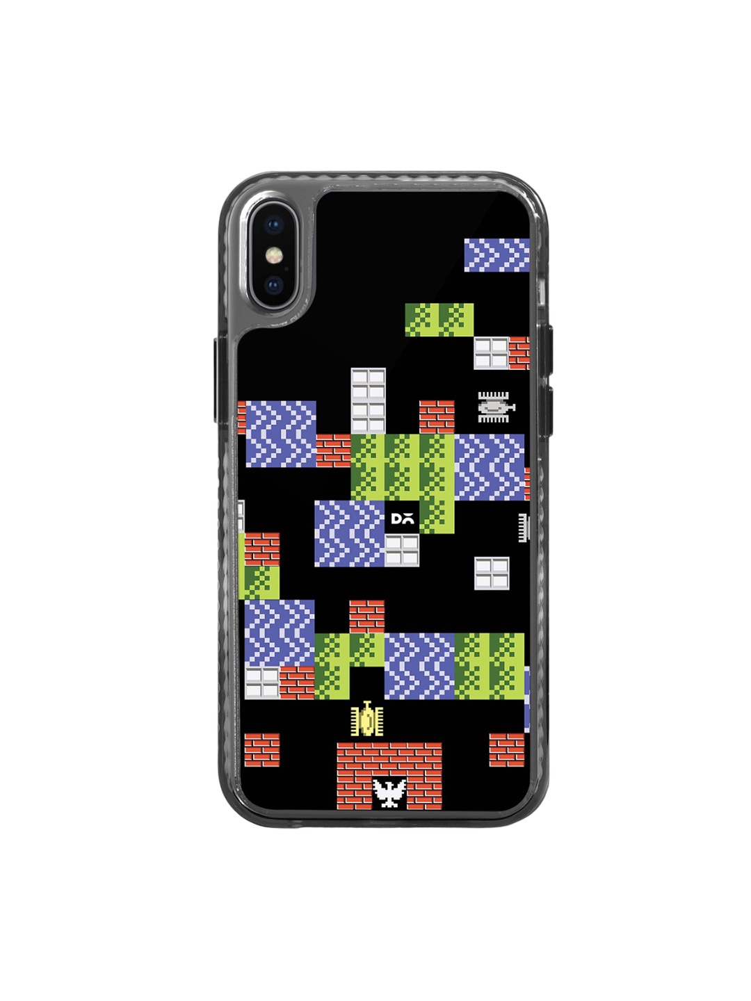 

DailyObjects Printed Impact Resistant iPhone XS Max Back Cover, Black
