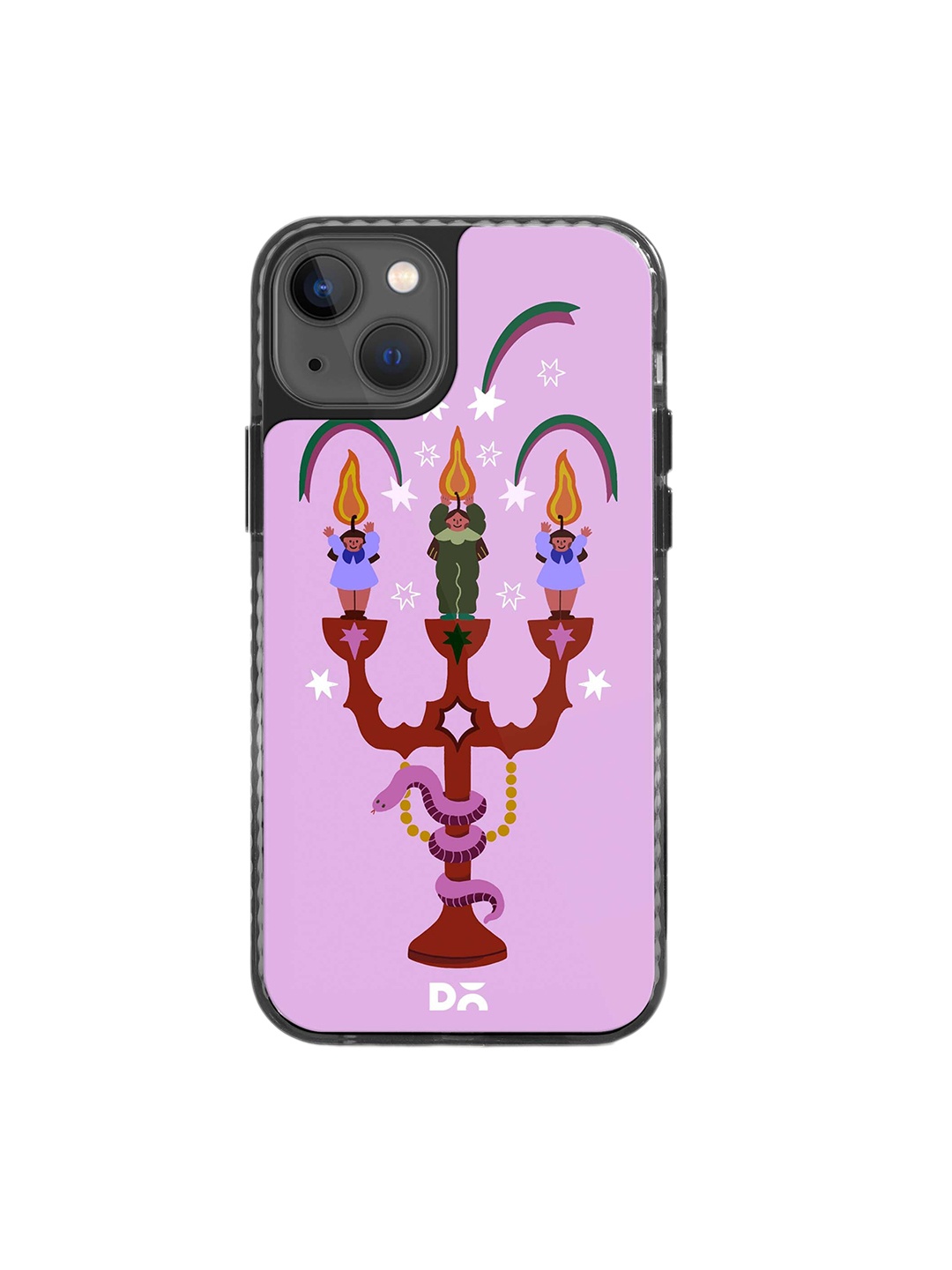 

DailyObjects Unisex Quirky Printed Impact Resistant iPhone 15 Phone Back Case, Pink