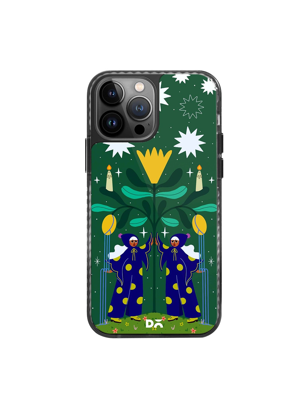 

DailyObjects Printed Impact Resistant iPhone 15 Pro Mobile Back Cover, Green