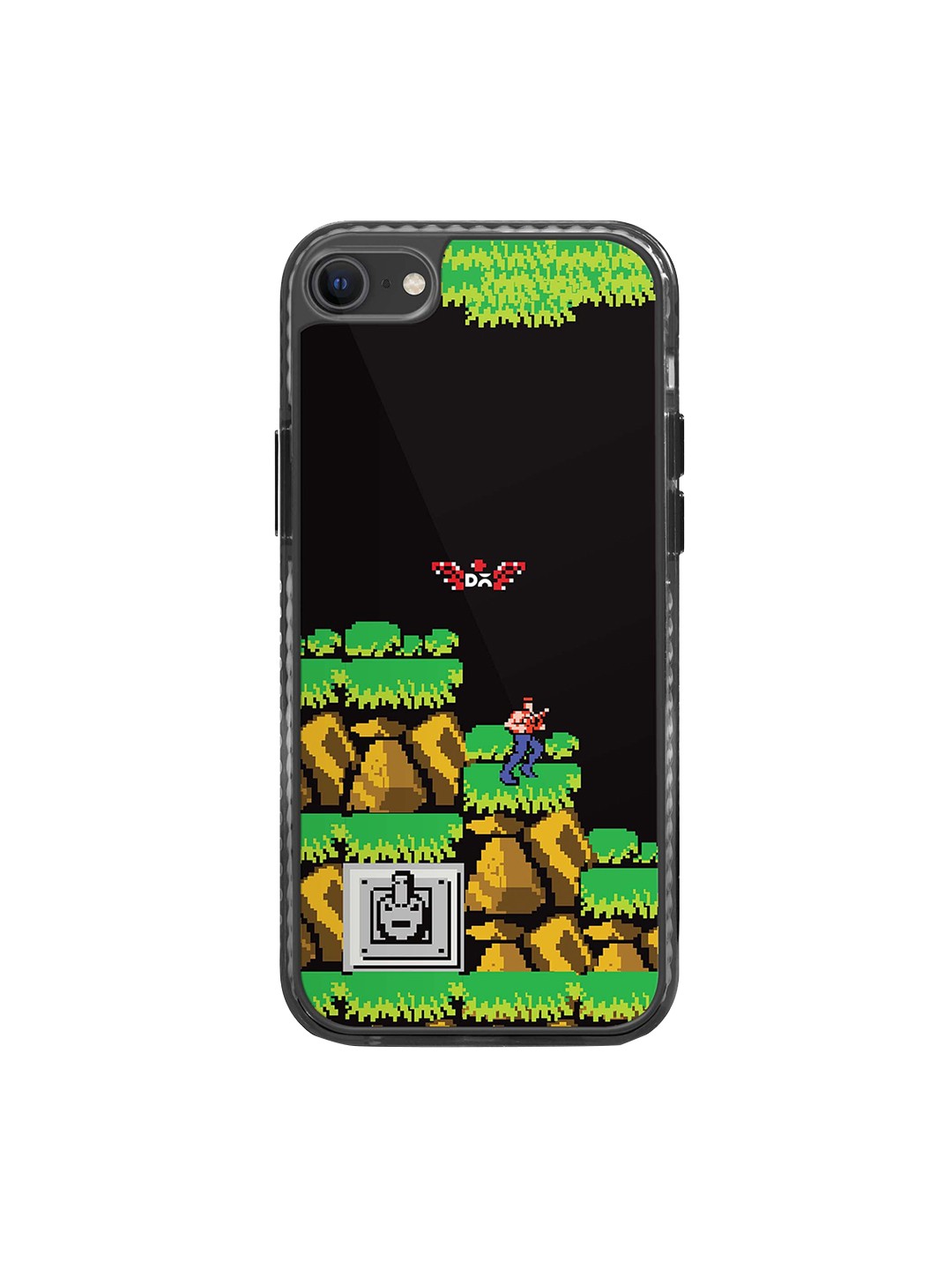 

DailyObjects Quirky iPhone SE 2020 Back Case, Black