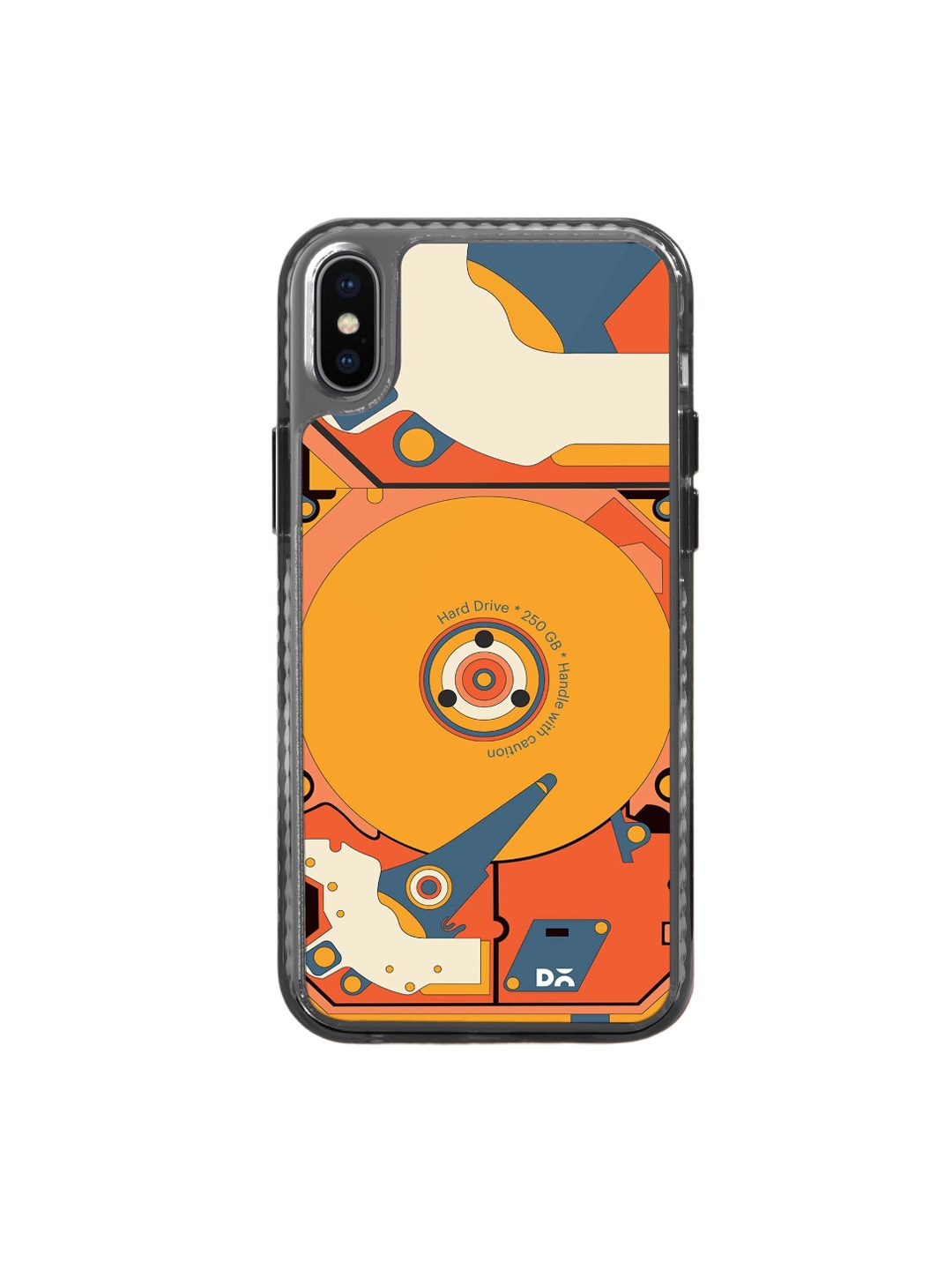 

DailyObjects Printed Impact Resistant Apple iPhone Xs Mobile Case Cover, Yellow