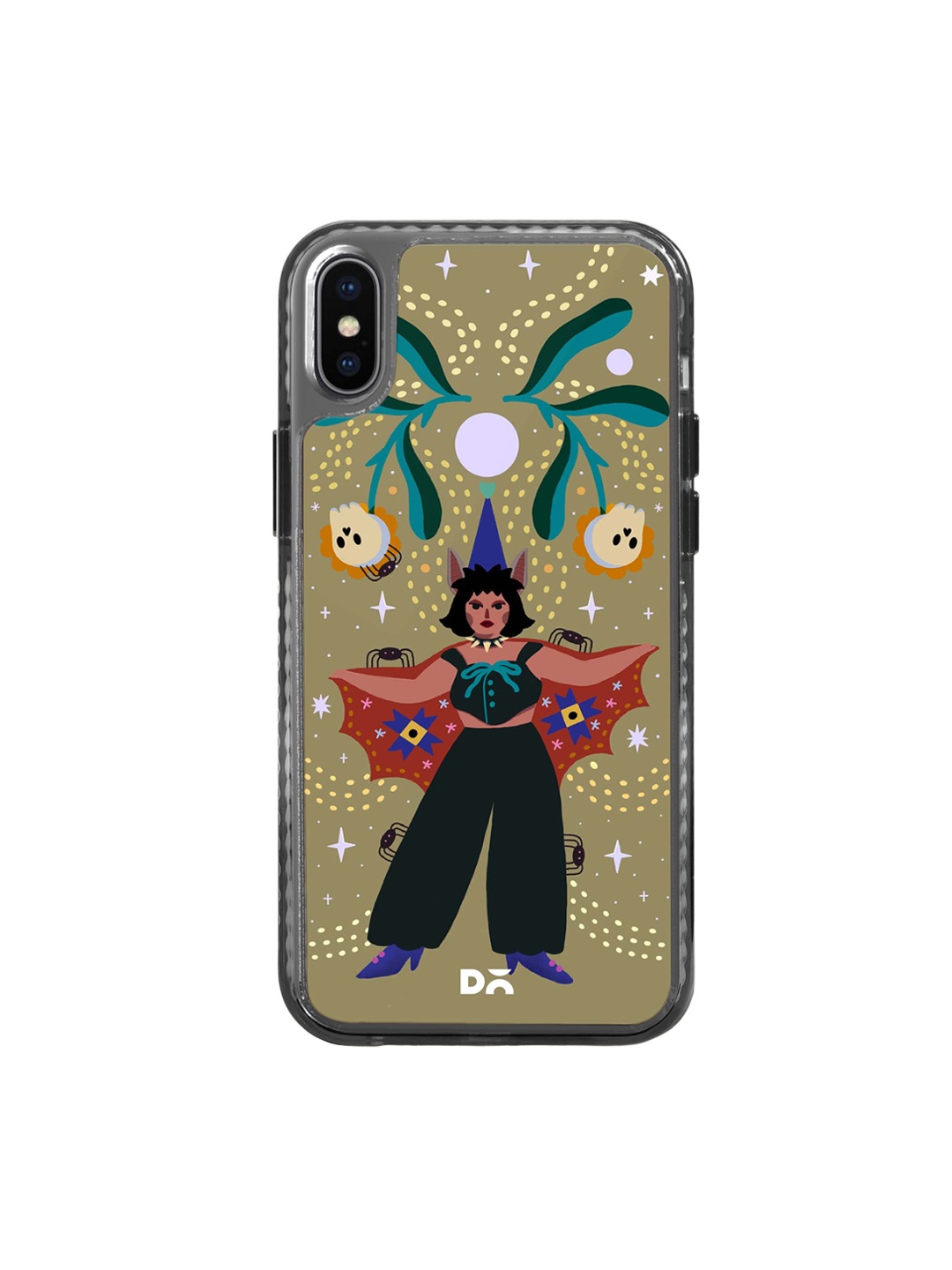 

DailyObjects Printed Impact Resistant iPhone Xs Back Case, Brown