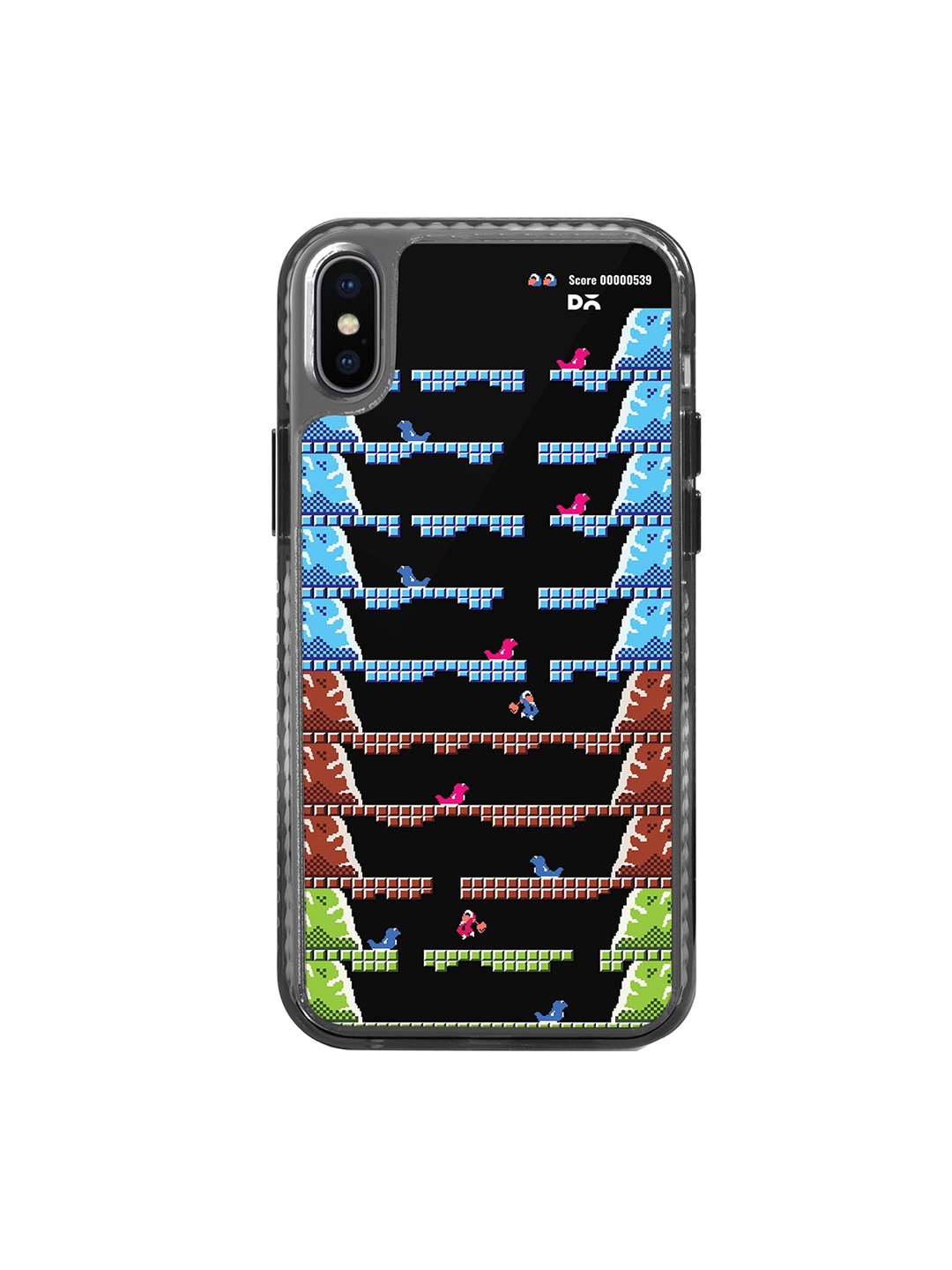 

DailyObjects Printed iPhone Xs Case Cover, Black