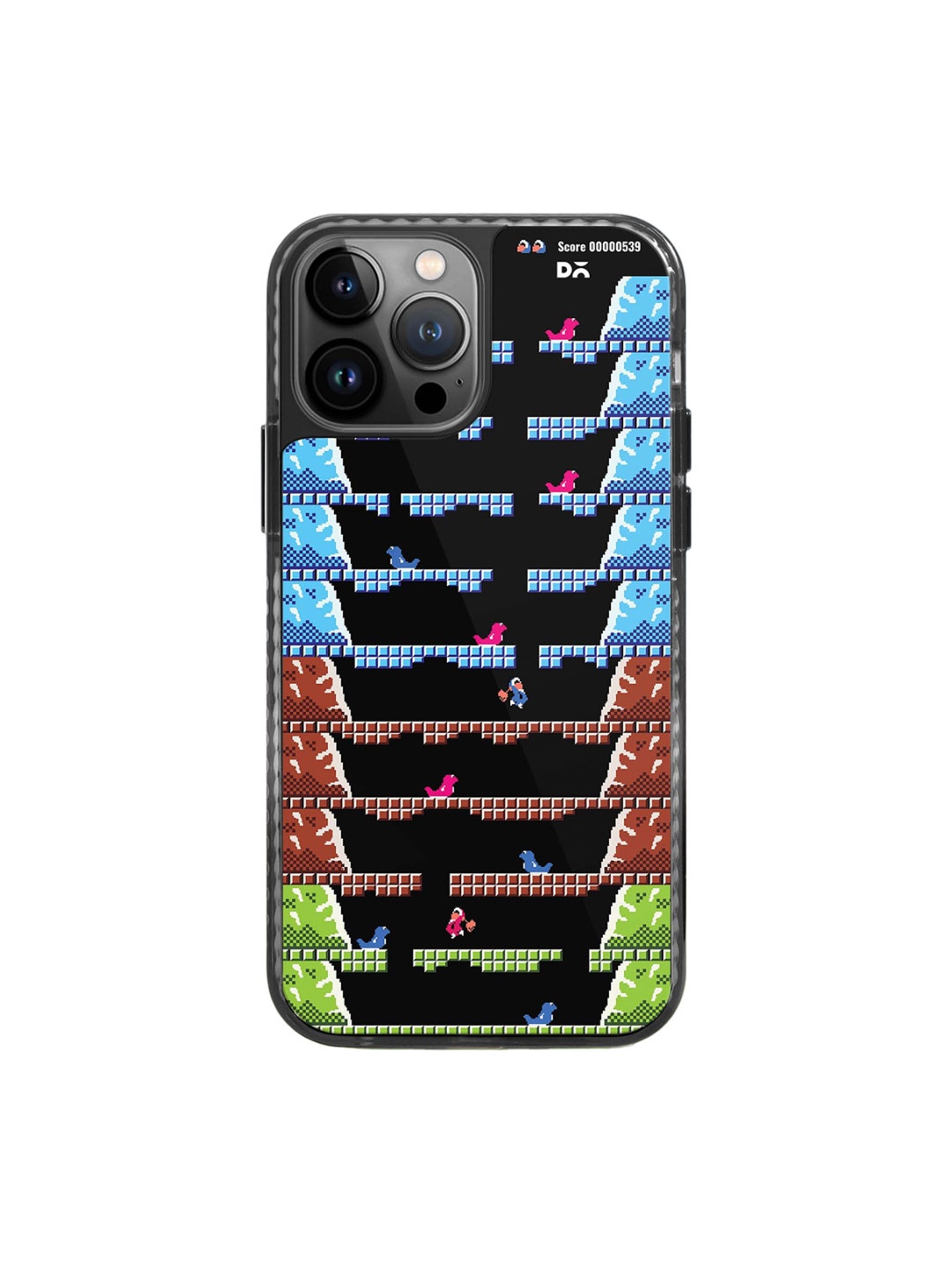 

DailyObjects Printed Impact Resistant Apple iPhone 15 Pro Mobile Case Cover, Blue