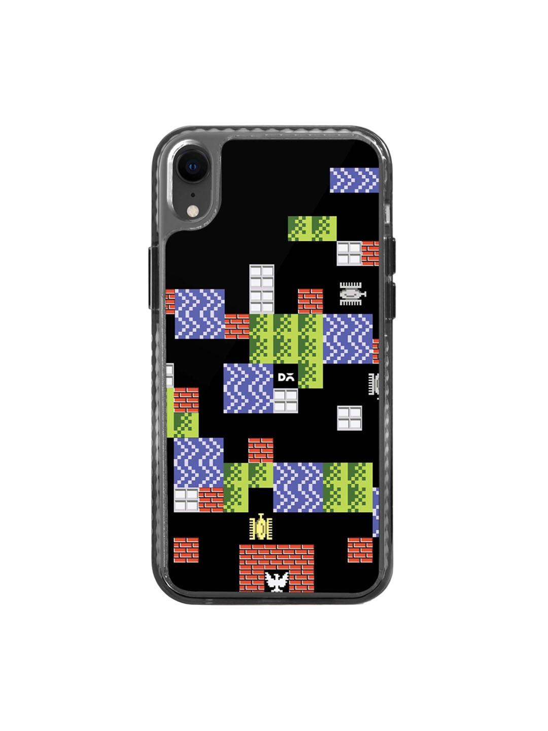 

DailyObjects Printed Impact Resistant iPhone XR Phone Back Case, Black