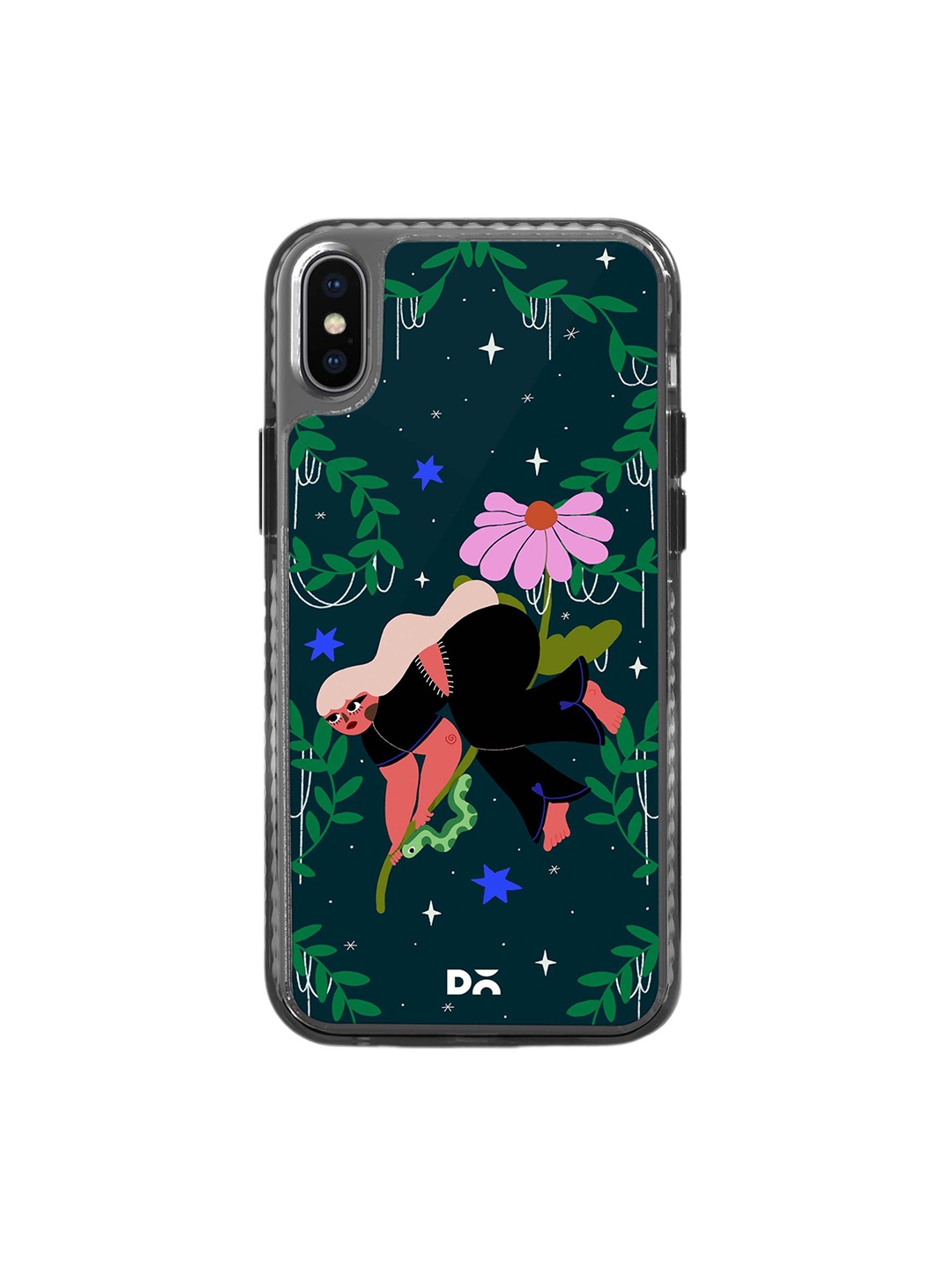 

DailyObjects Printed iPhone X Back Case, Green