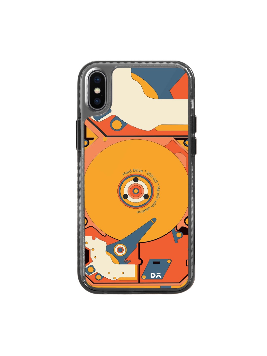 

DailyObjects Printed iPhone X Back Case, Yellow