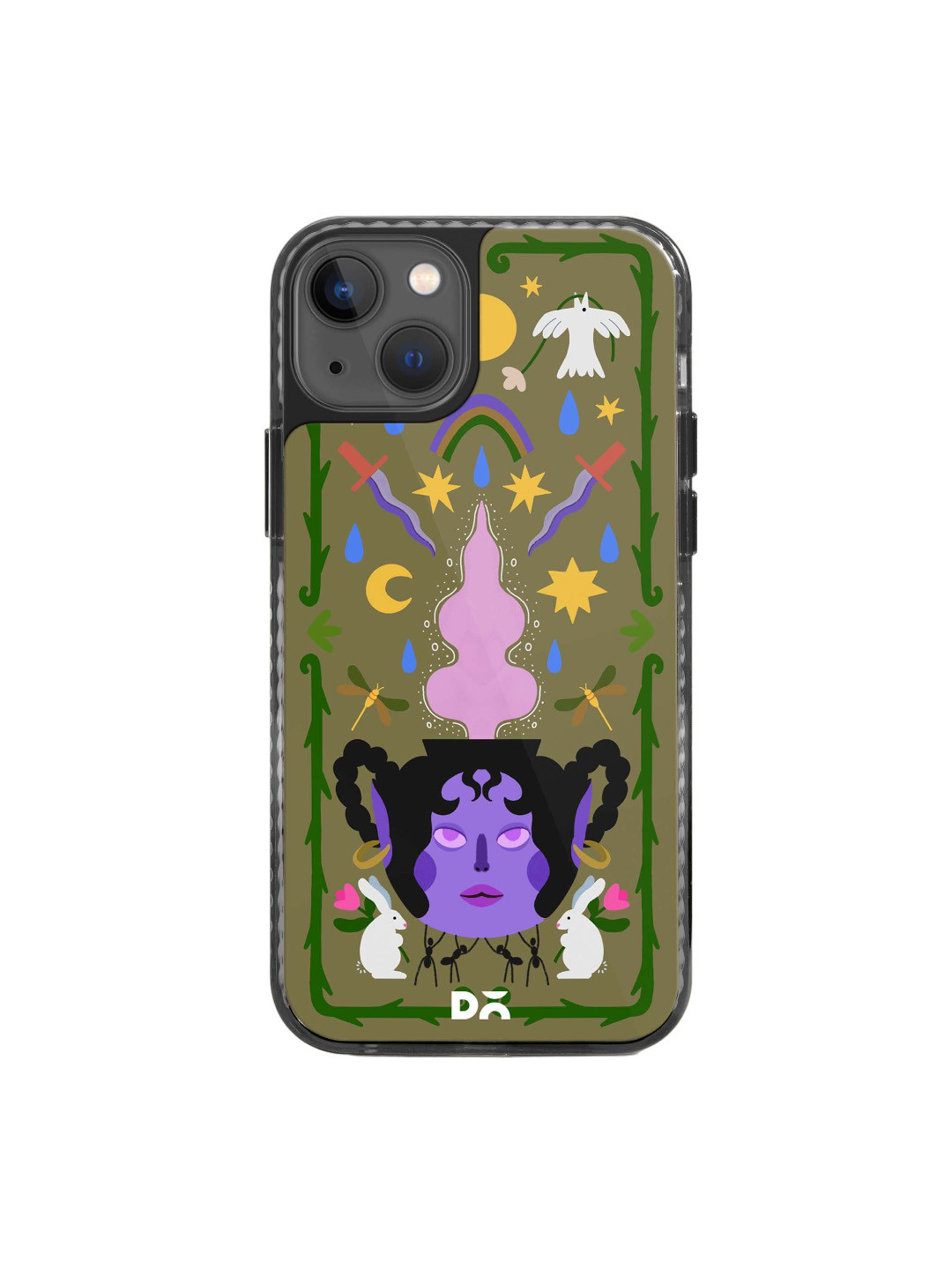 

DailyObjects Printed iPhone 15 Plus Phone Back Case, Green