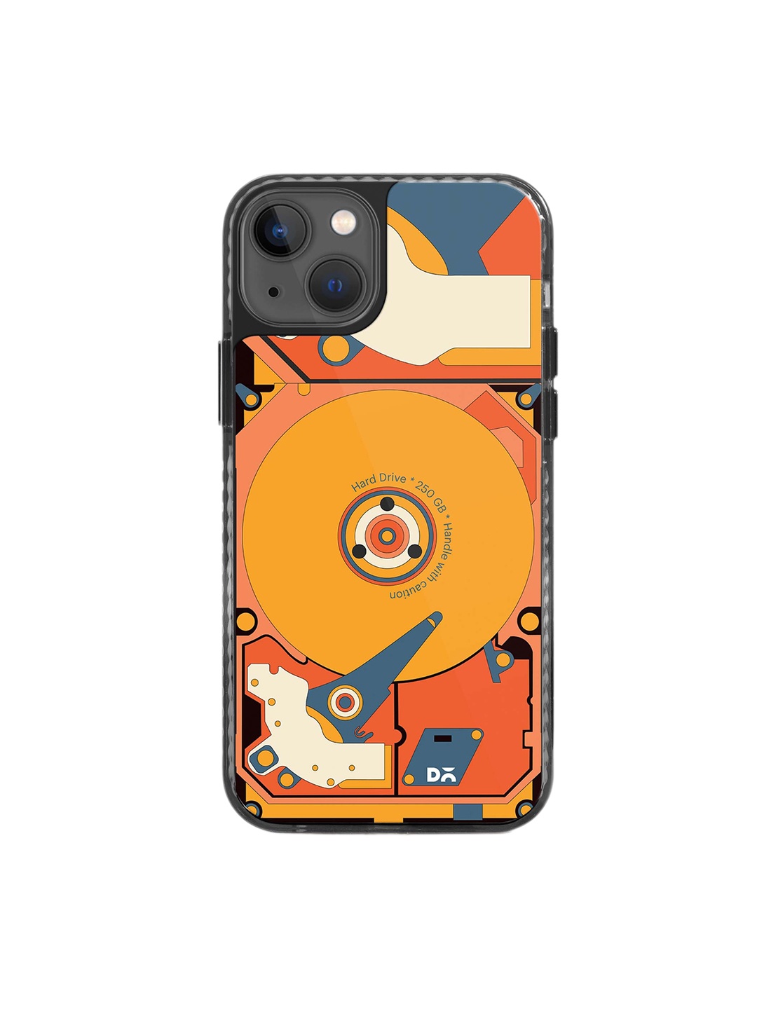 

DailyObjects Printed iPhone 15 Plus Phone Back Case, Orange