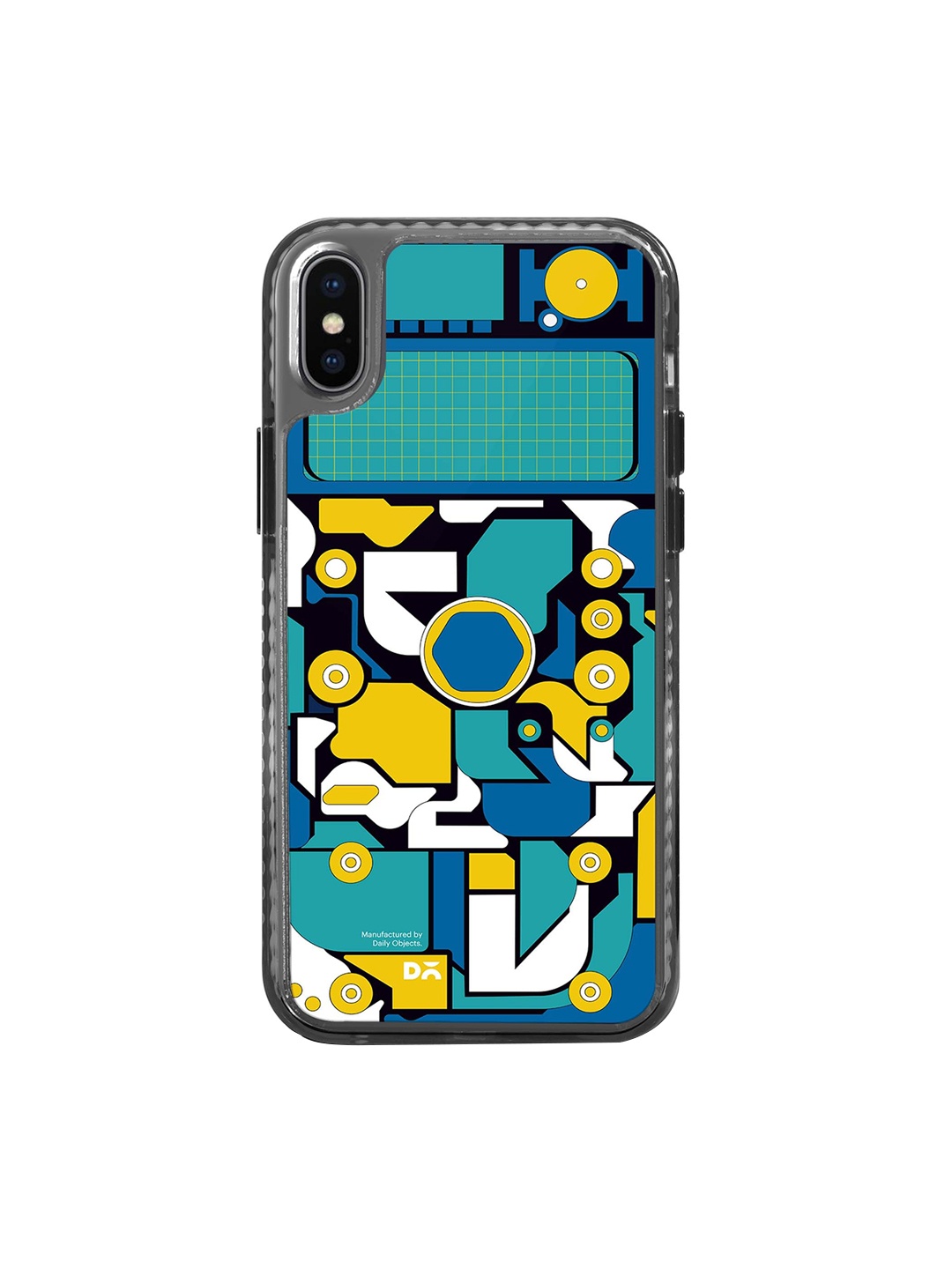 

DailyObjects Printed iPhone X Back Case, Blue