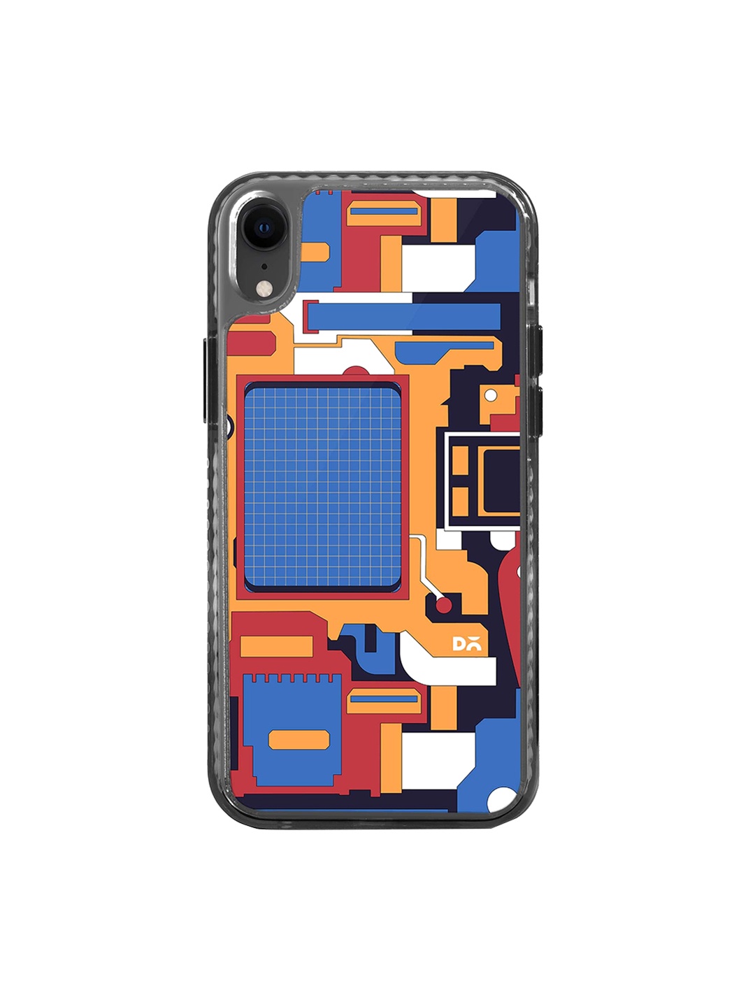 

DailyObjects Abstract Printed Apple iPhone Xr Case Cover, Blue