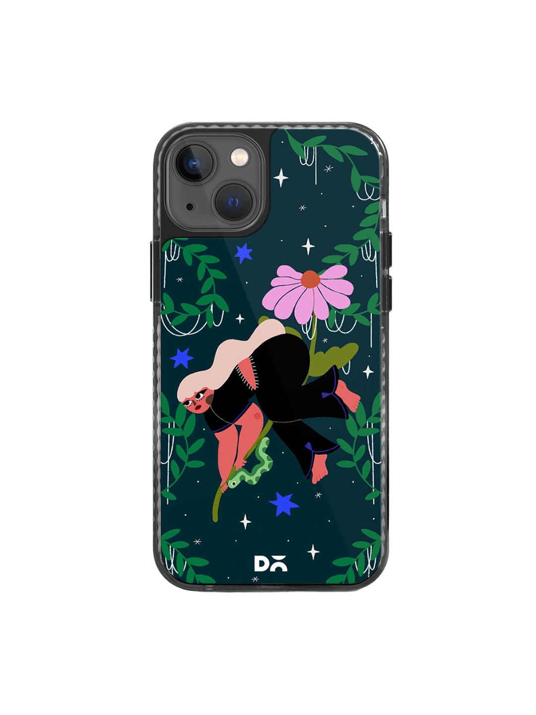 

DailyObjects Quirky Printed iPhone 15 Plus Phone Back Case, Green