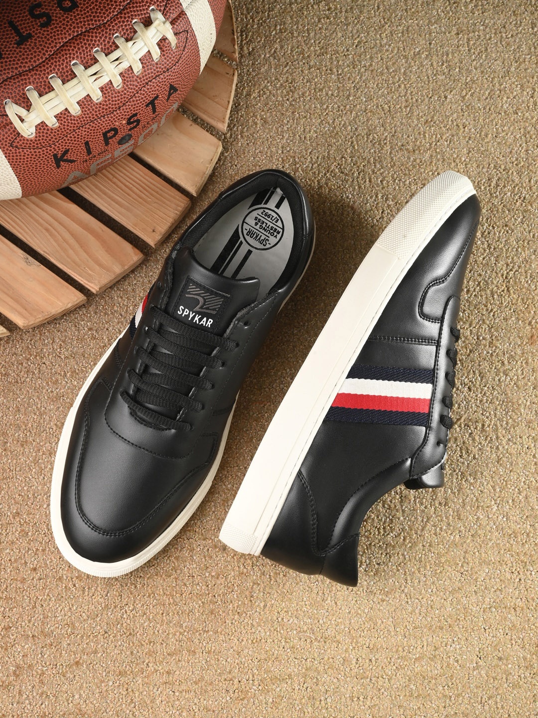 

SPYKAR Men Lace-Ups Comfort Insole Sneakers, Black
