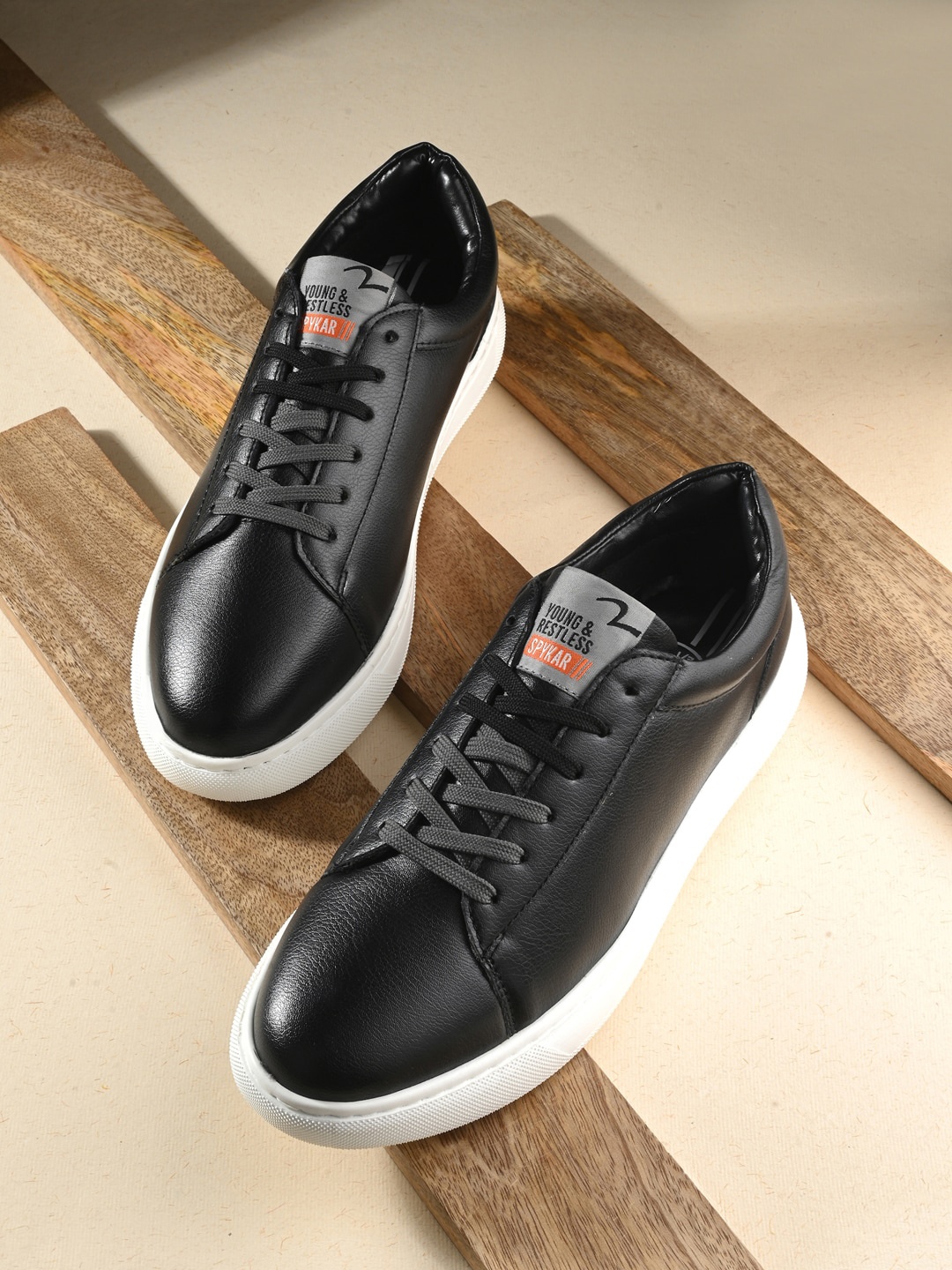 

SPYKAR Men Lace-Ups Comfort Insole Sneakers, Black