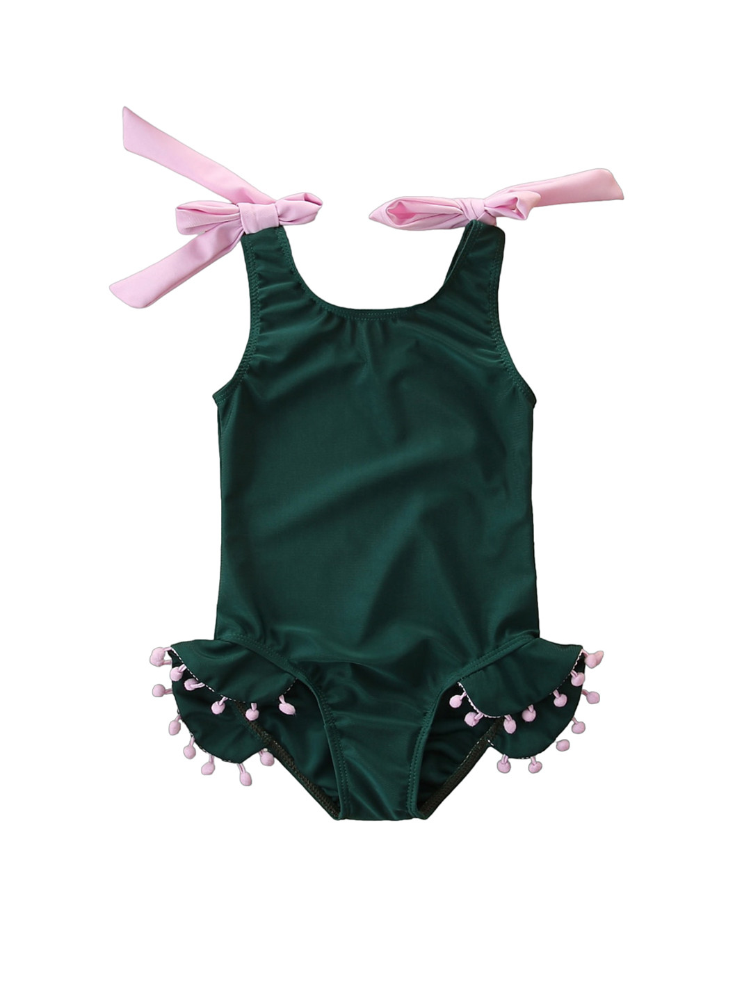 

StyleCast Girls Green Shoulder Strap Bodysuit
