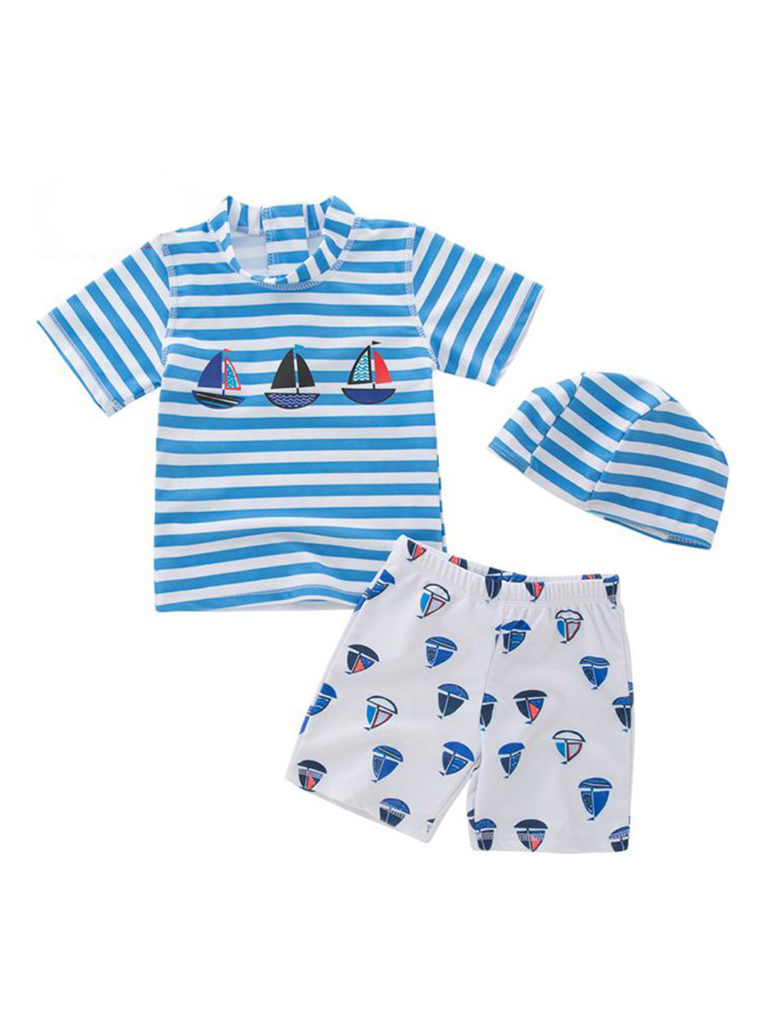 

StyleCast Boys Blue & White Striped Cover-Up Set