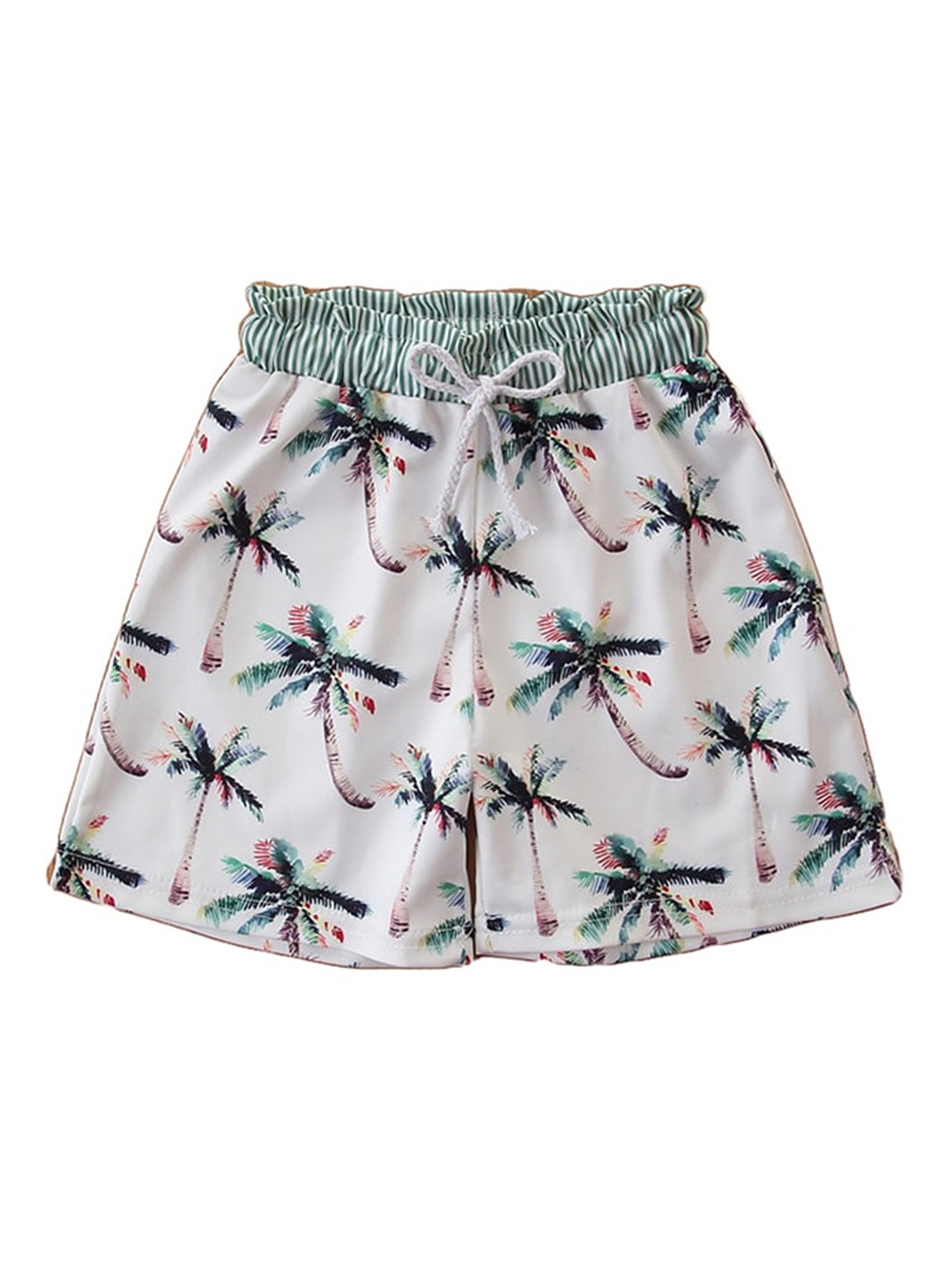 

StyleCast Boys White Printed Cotton Swim Bottom