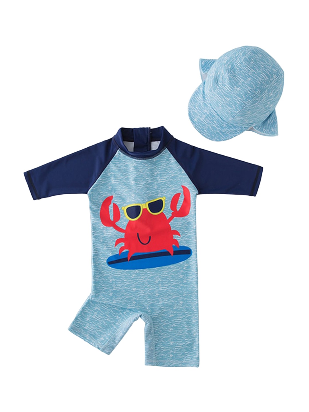 

StyleCast Boys Blue Printed Bodysuit