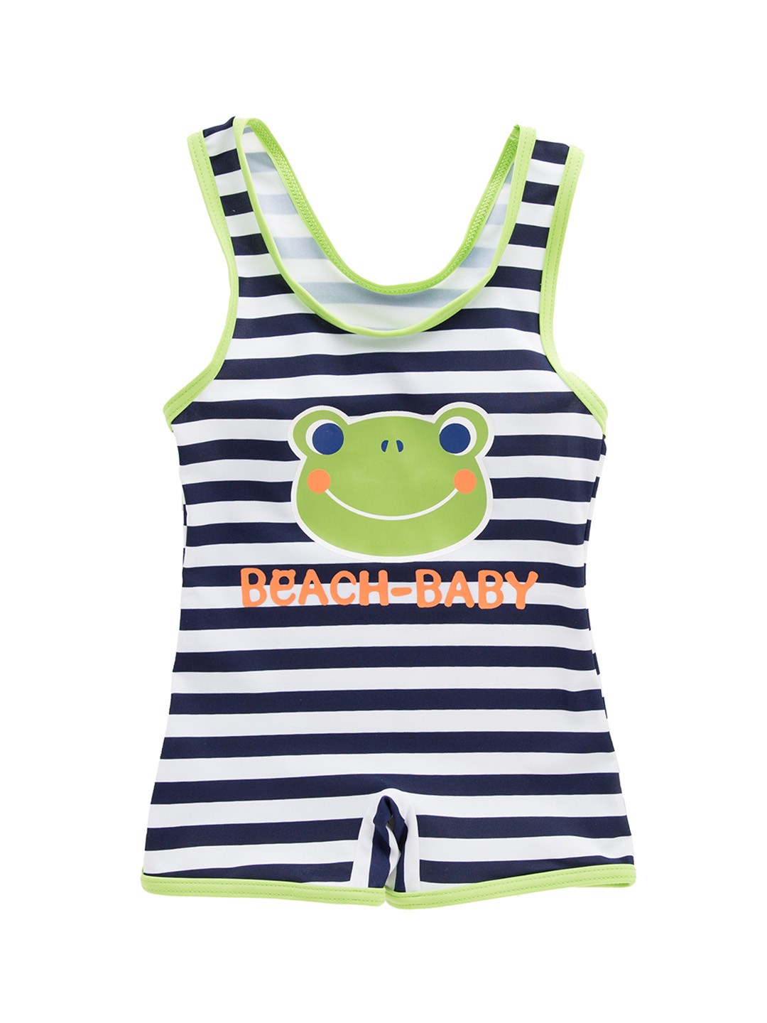 

StyleCast Kids White & Black Striped Sleeveless Rompers