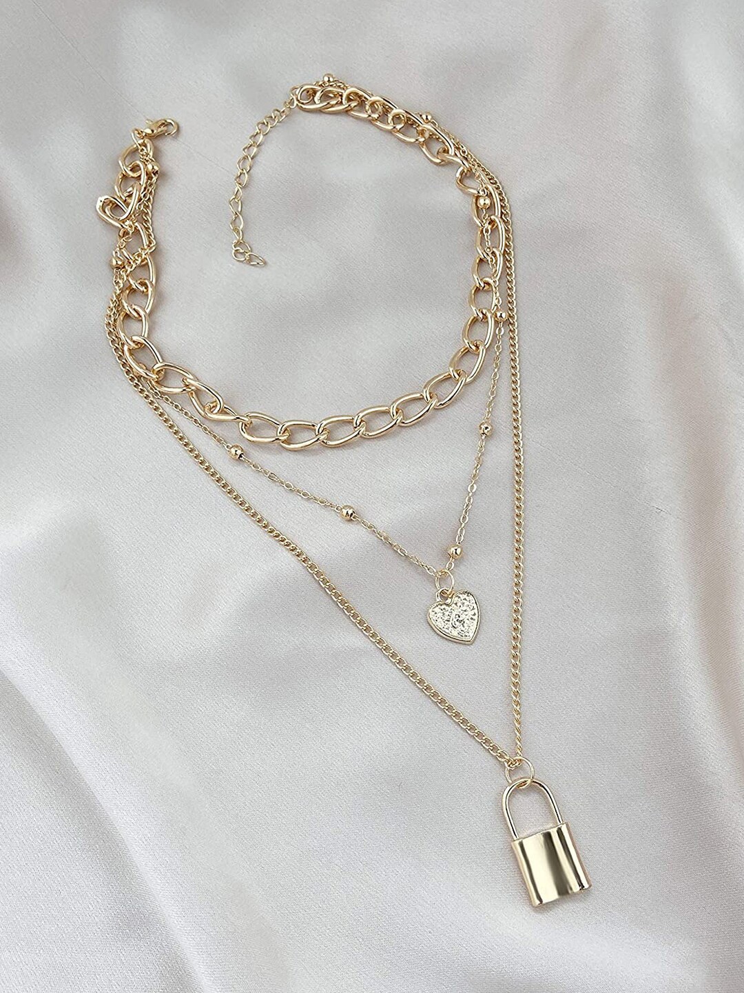 

YouBella Gold-Plated Layered Necklace