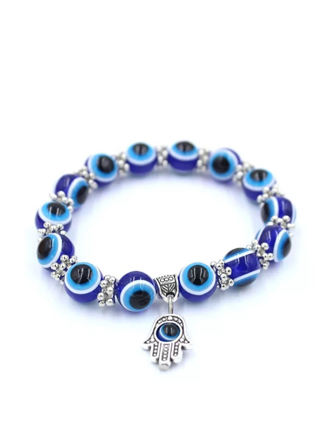 

YouBella Women Silver Plated Elasticated Bracelet