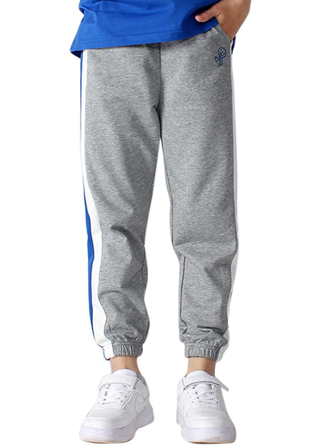 

StyleCast Boys Grey Slim Fit Cotton Joggers