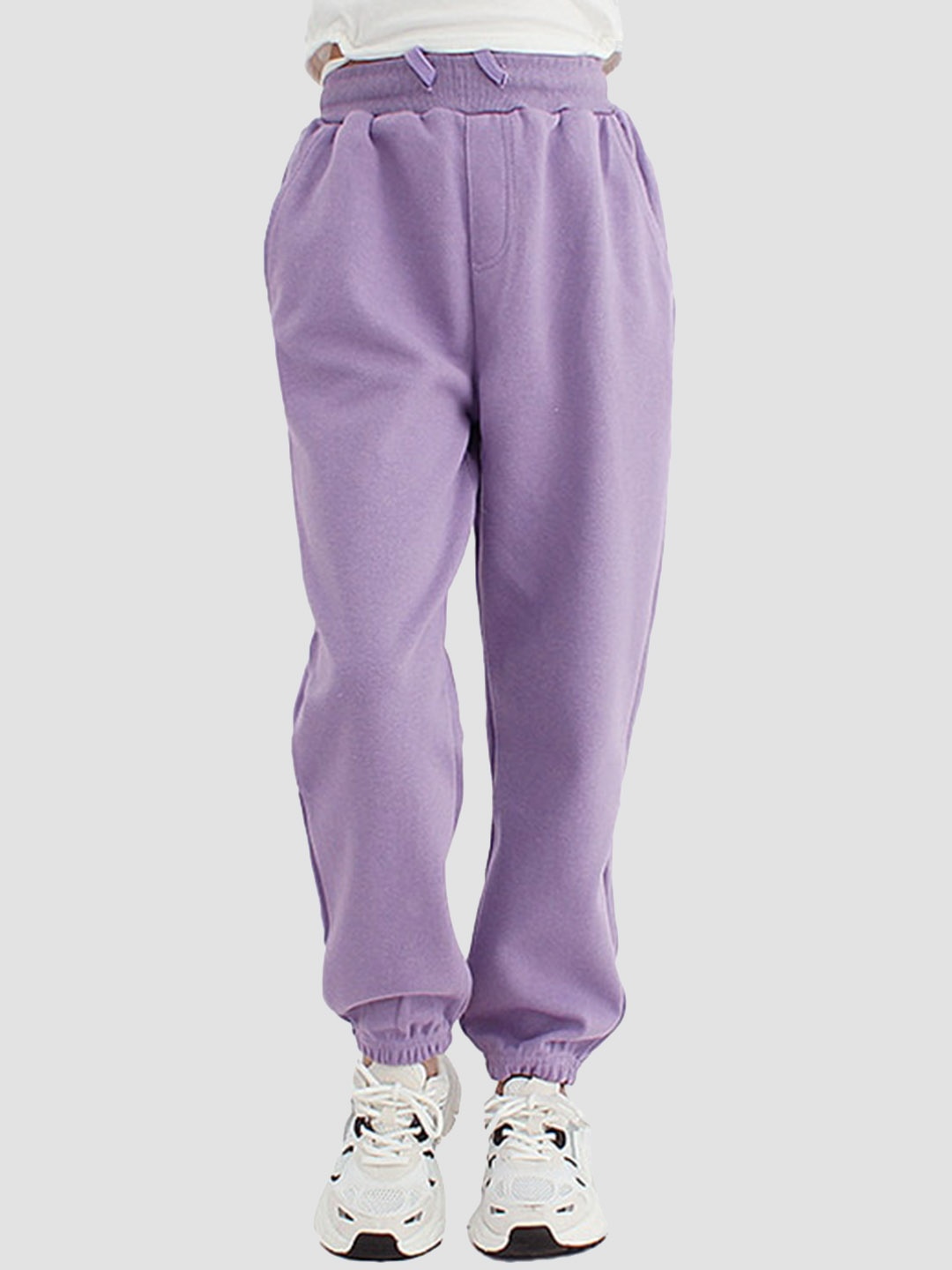 

StyleCast Girls Purple Mid Rise Easy Wash Joggers
