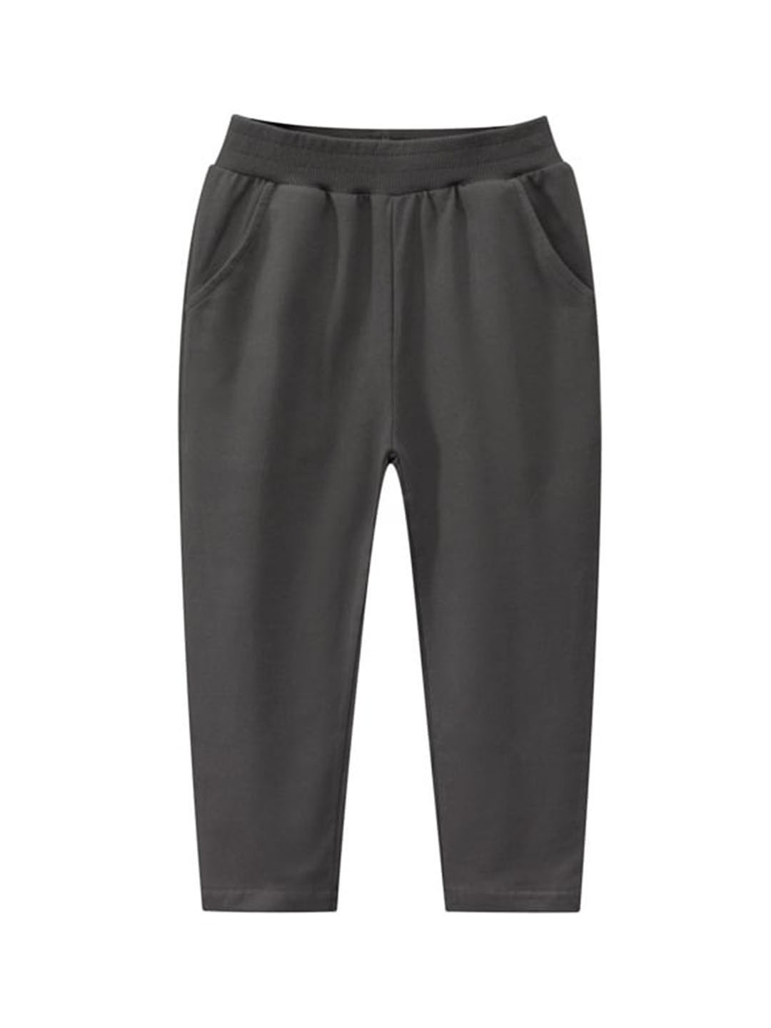 

StyleCast Boys Grey Slim Fit Easy Wash Cotton Trousers