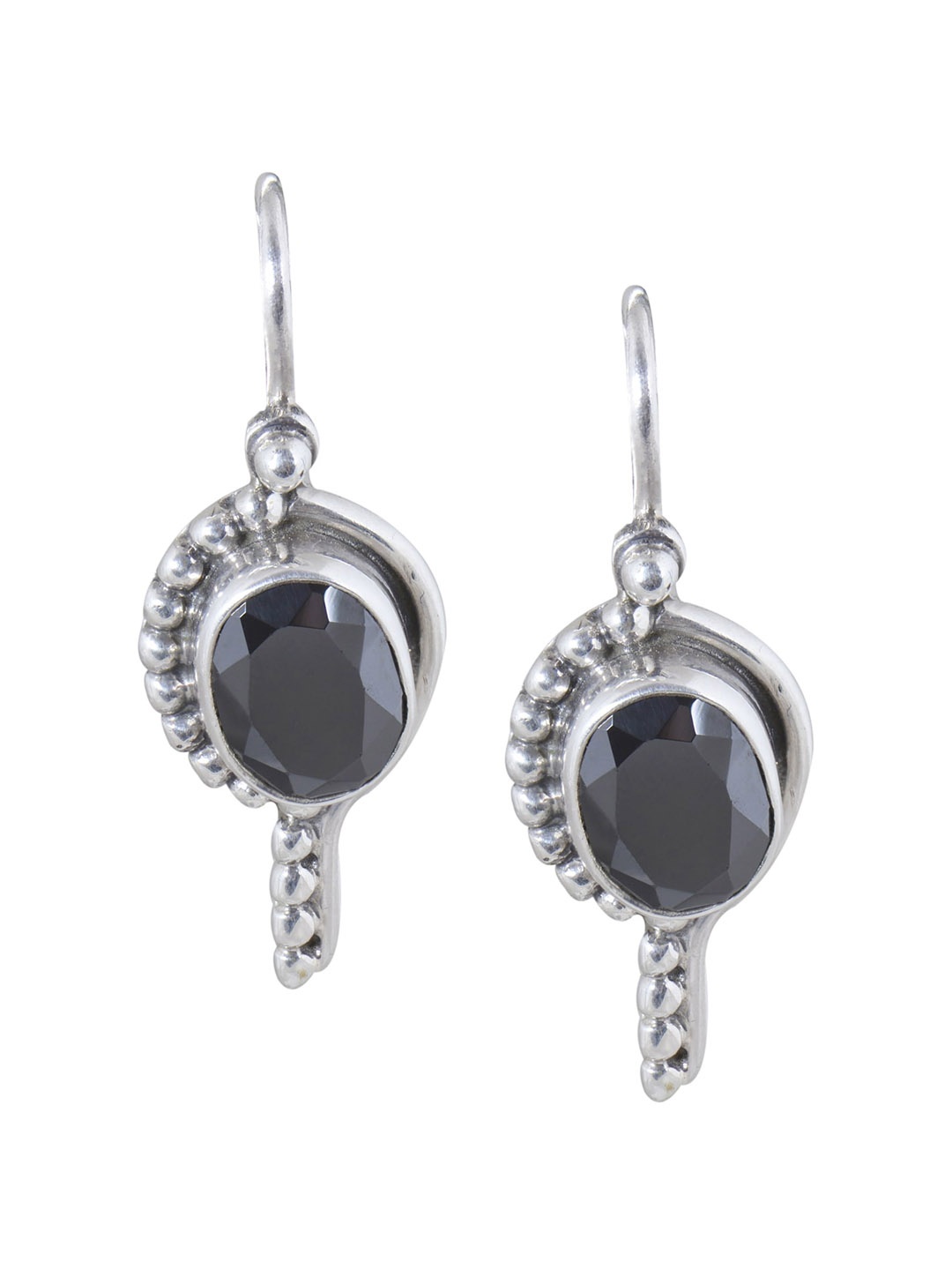 

Silverwala Contemporary Drop Earrings, Silver
