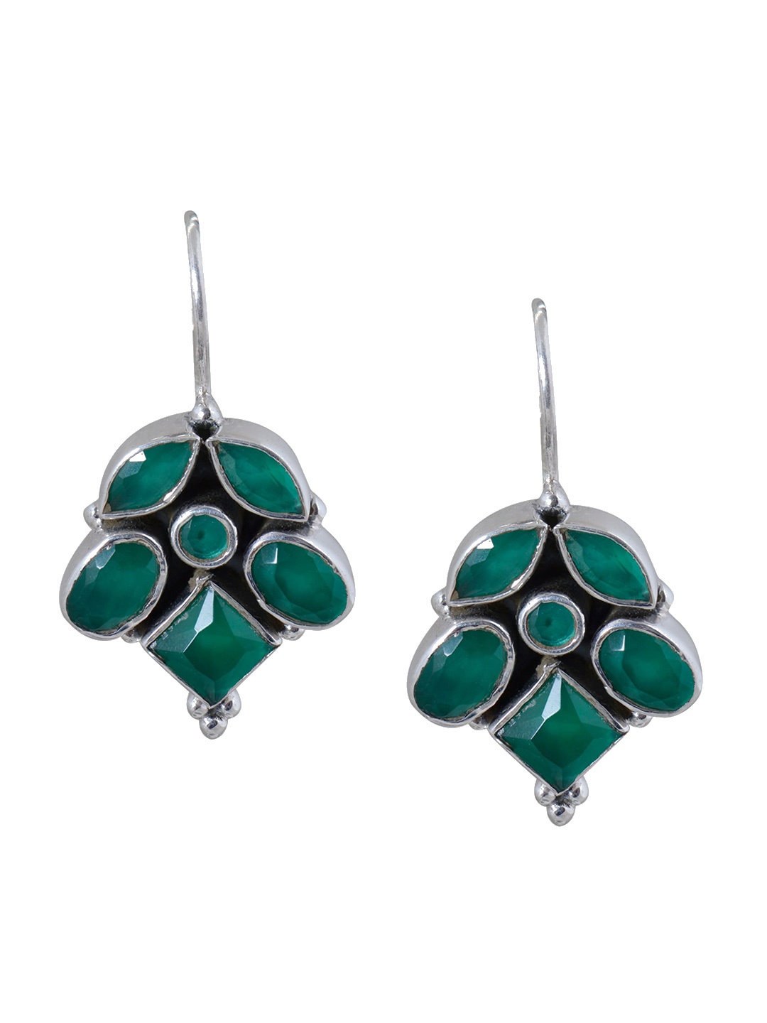 

Silverwala Contemporary Drop Earrings, Silver