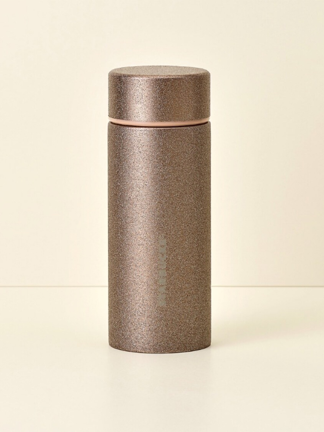 

Starbucks Golden Textured Stainless Steel Water Bottle 355 ml, Gold