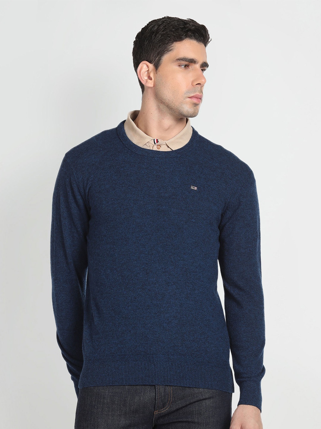 

Arrow Sport Round Neck Sweater, Teal