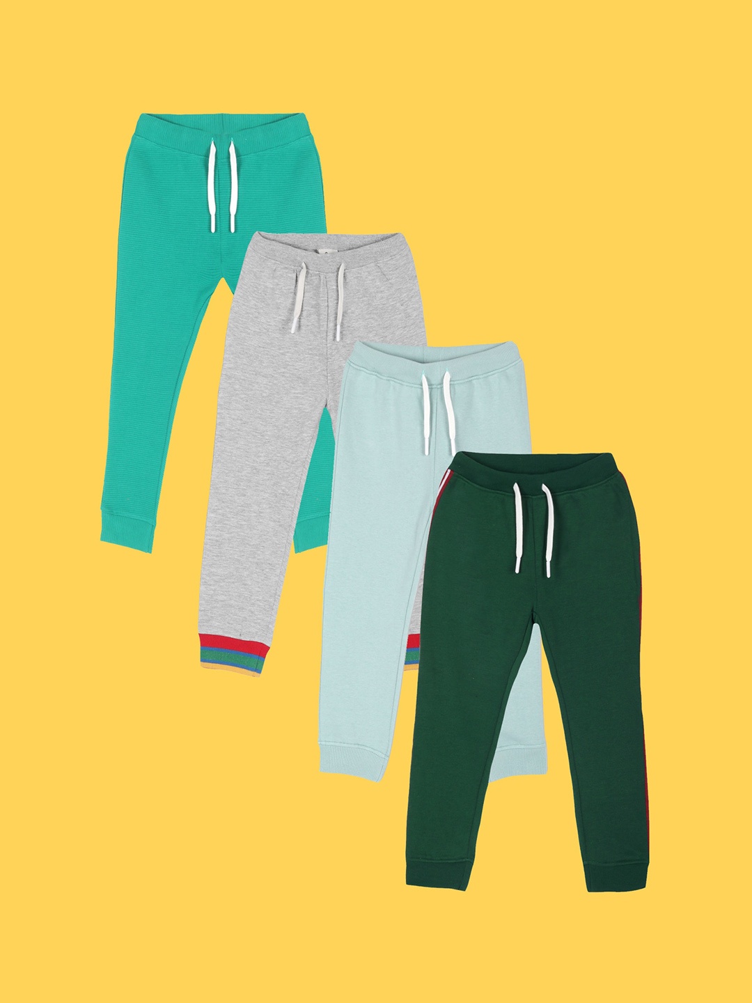 

Anthrilo Boys Multicoloured Relaxed Joggers Trousers, Multi