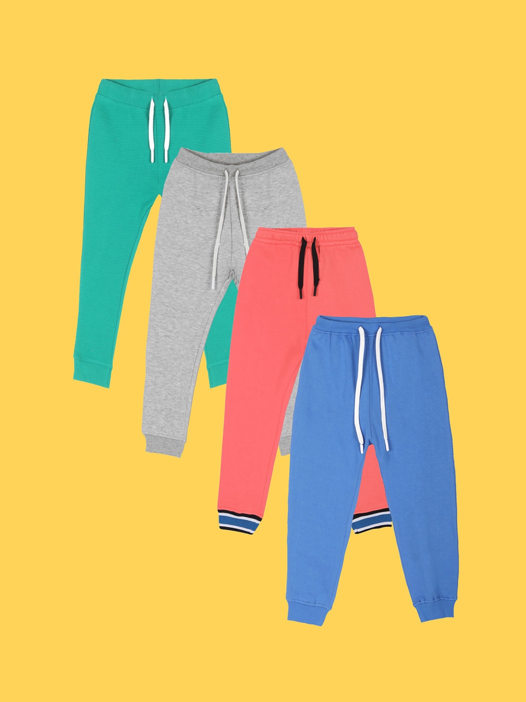 

Anthrilo Boys Pack Of 4 Relaxed Fleece Joggers, Blue